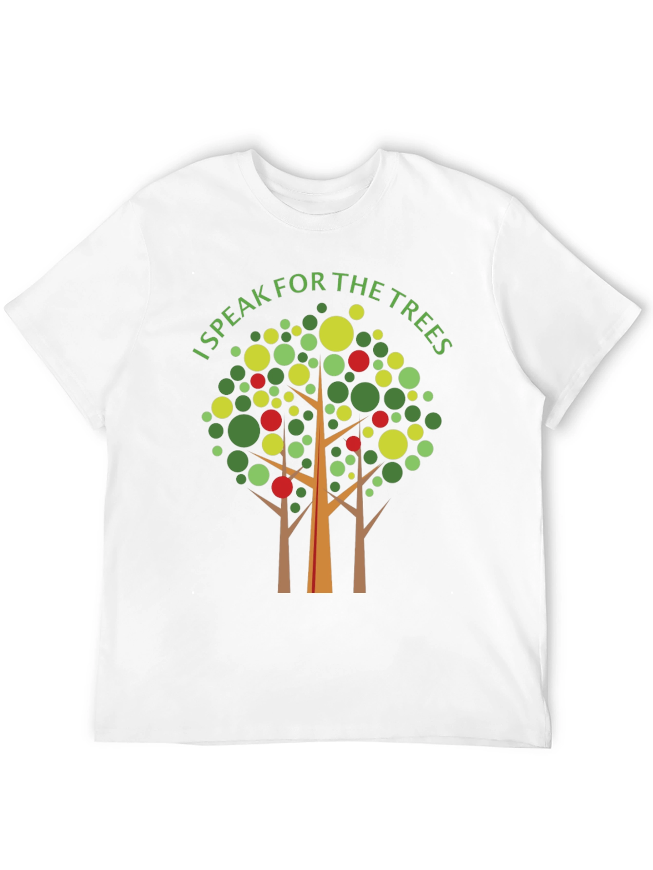 Black I Speak for the Trees Graphic T-Shirt view 12