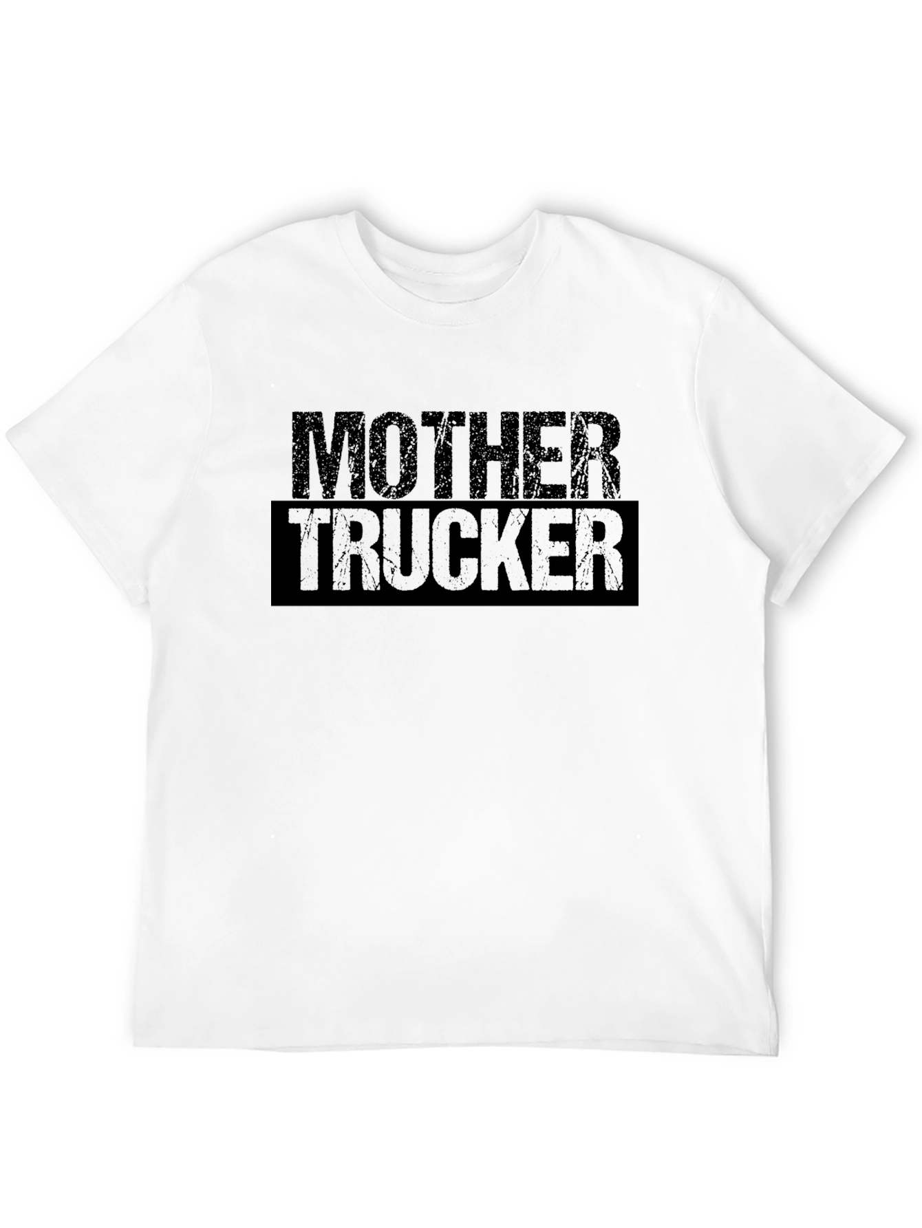 Black Mother Trucker Graphic Tee - Bold & Edgy Design view 12