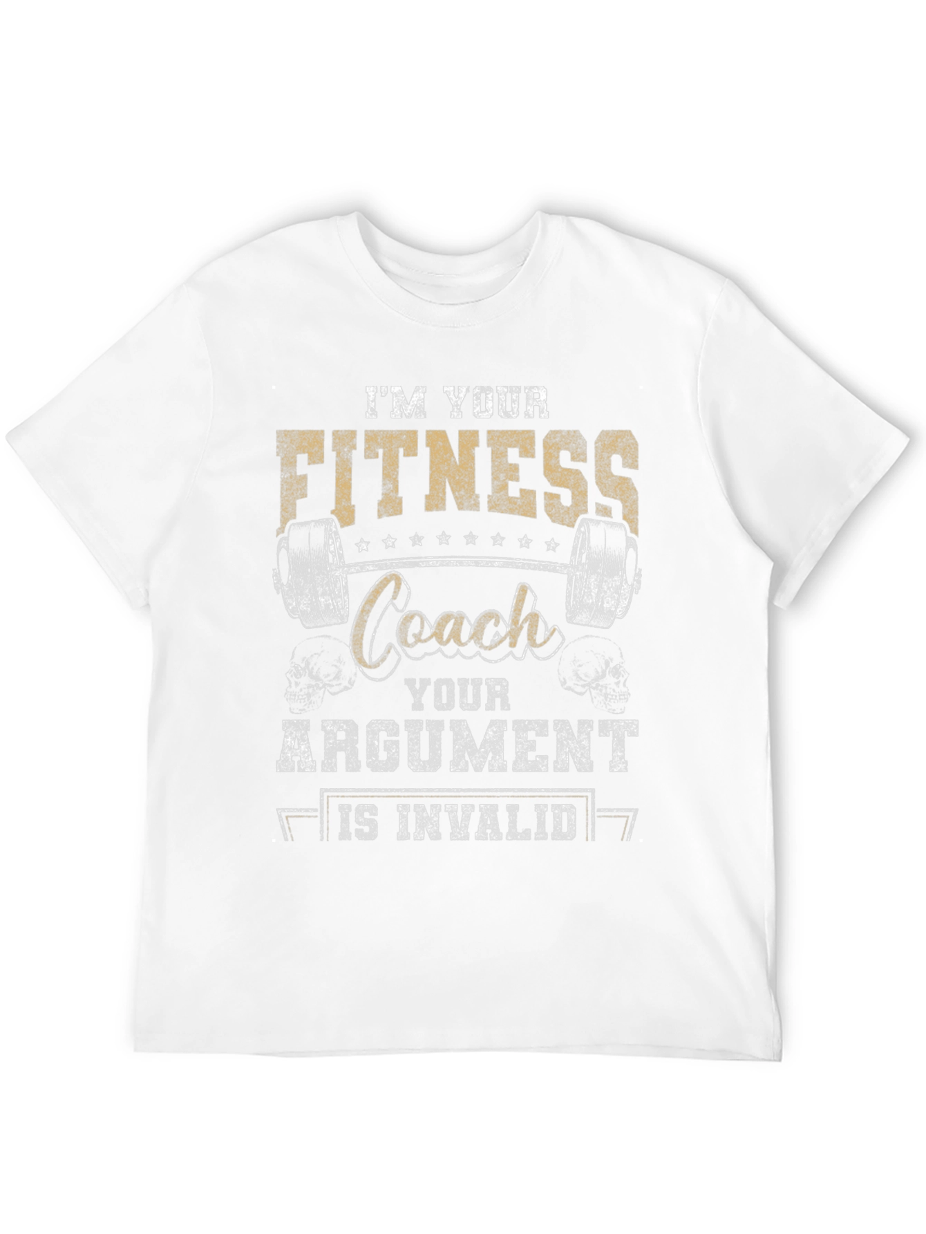 Black Fitness Coach T-Shirt - Your Argument is Invalid view 12