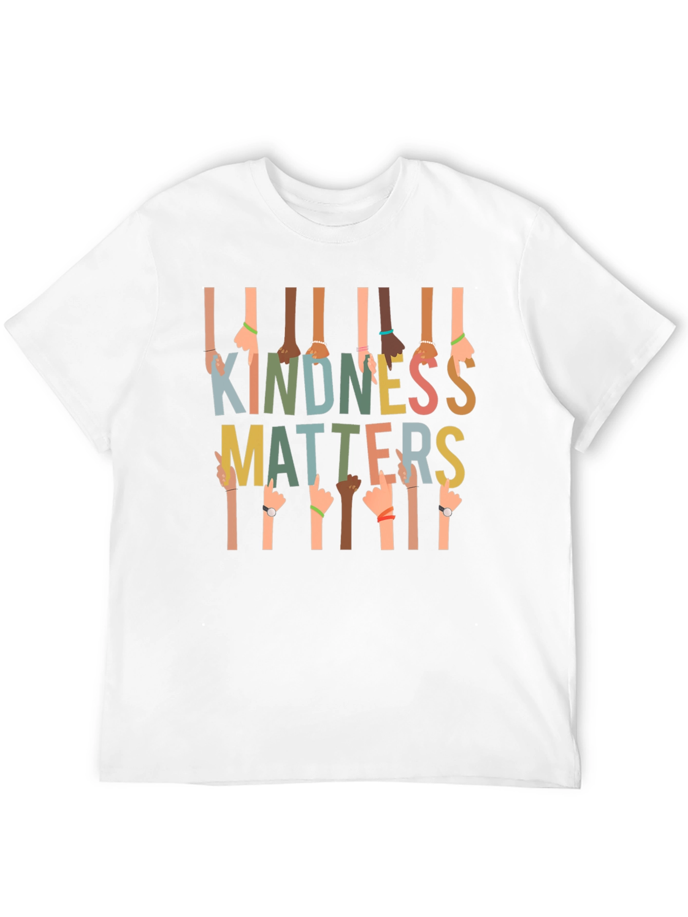 Black Kindness Matters Graphic T-Shirt view 12