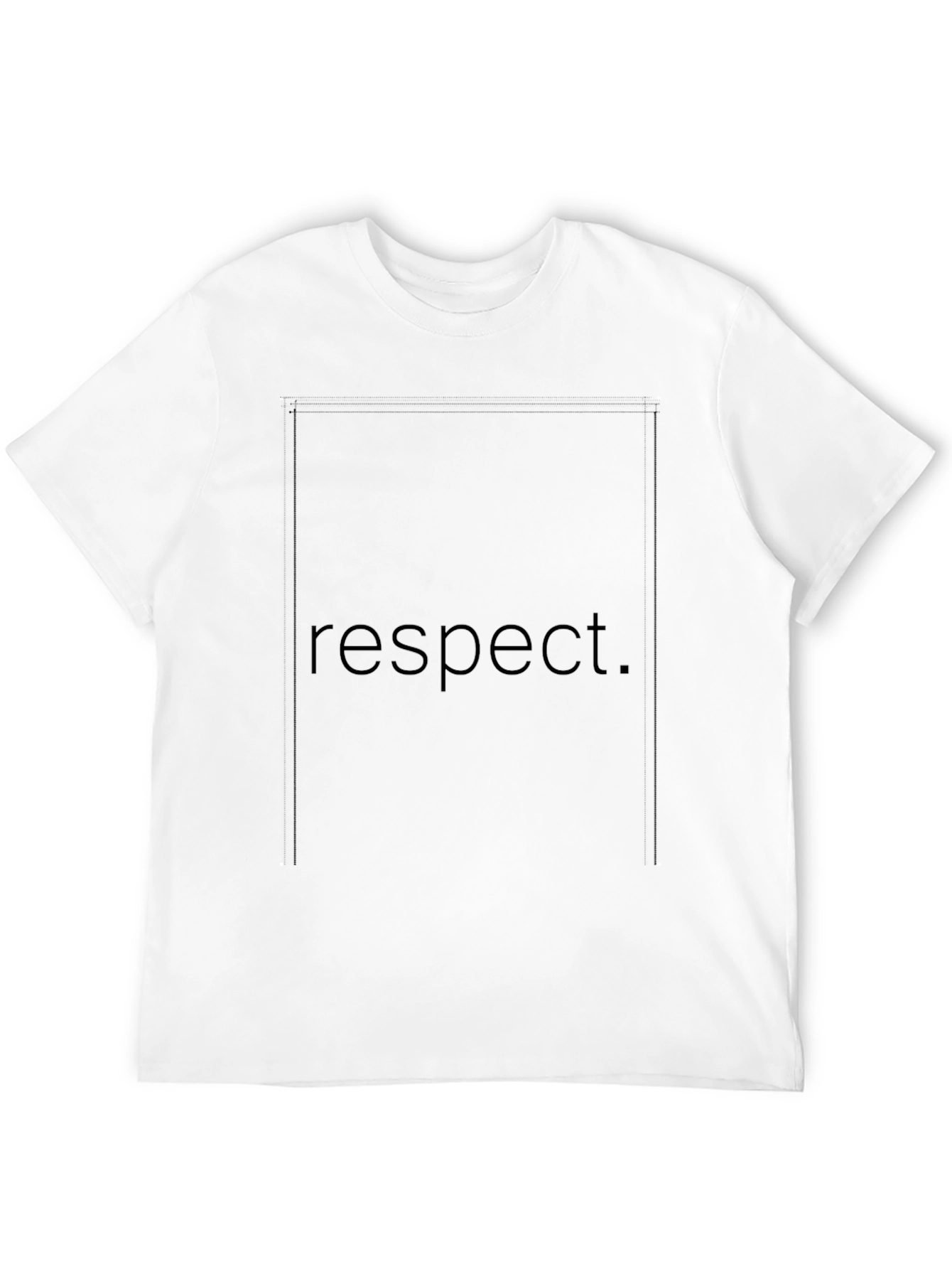 Black Respect Black T-Shirt view 12