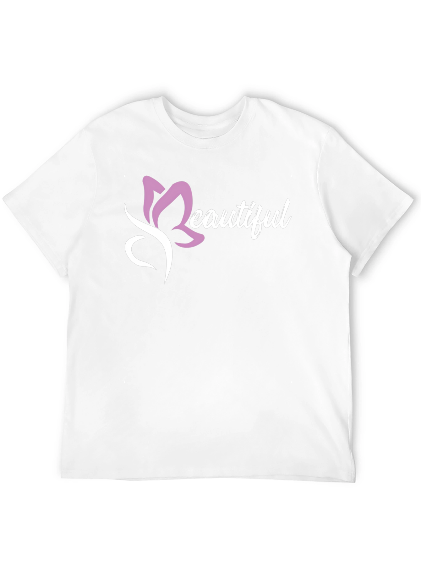 Black Beautiful Graphic Tee - Soft Cotton Blend view 12