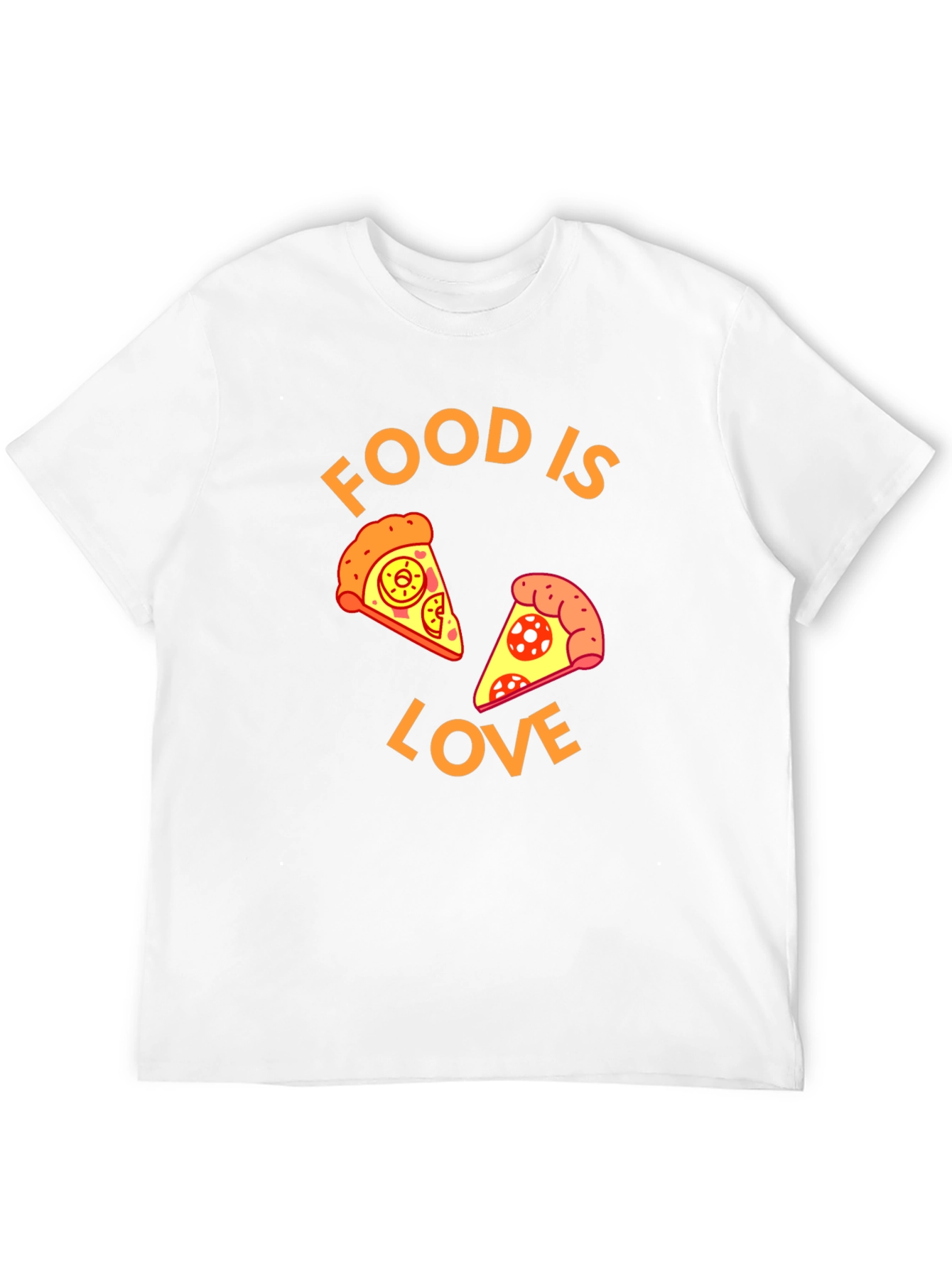 Black Food is Love Pizza Graphic Tee view 12