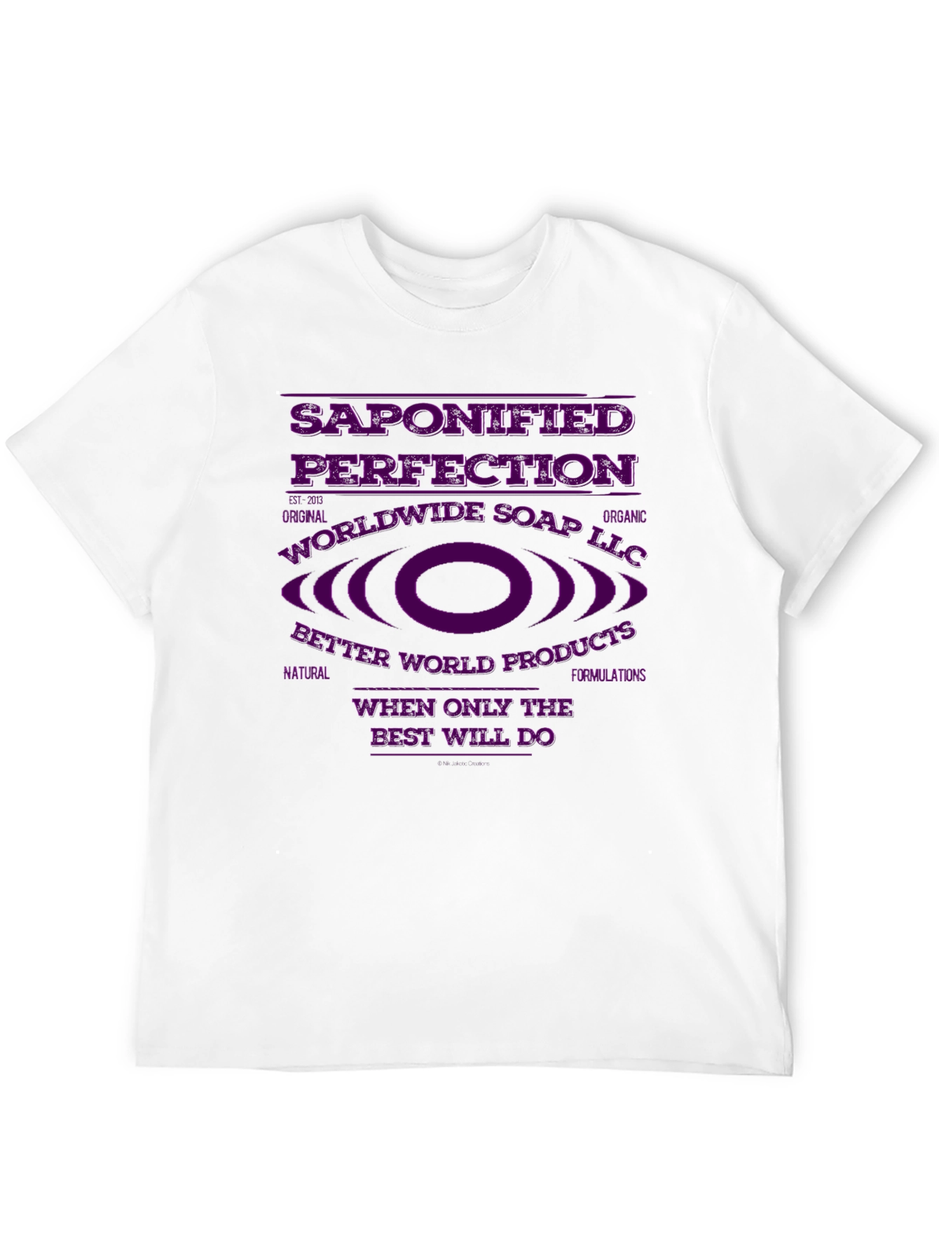 Black Saponified Perfection Black T-Shirt view 12