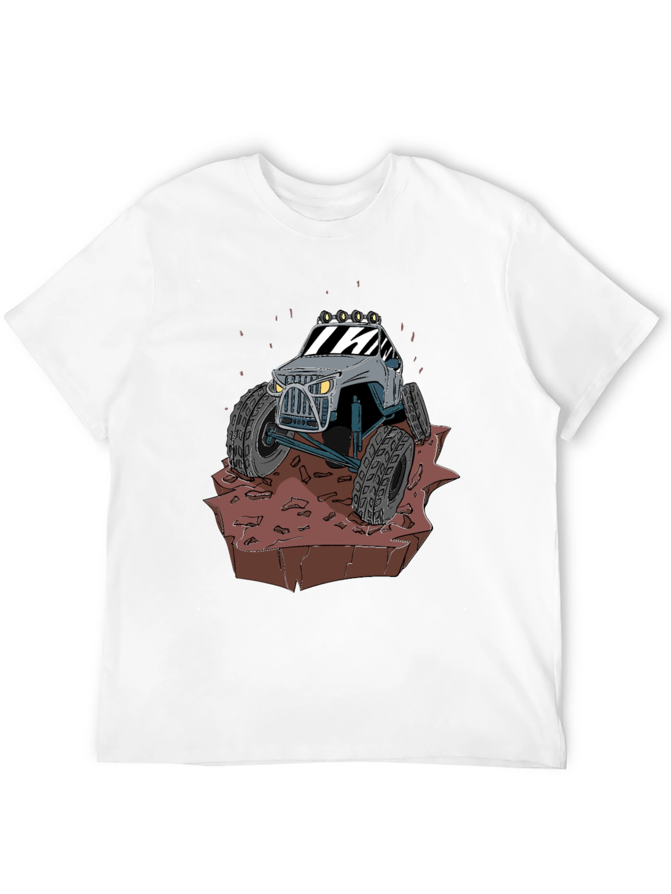Black Off-Road Adventure T-Shirt view 12