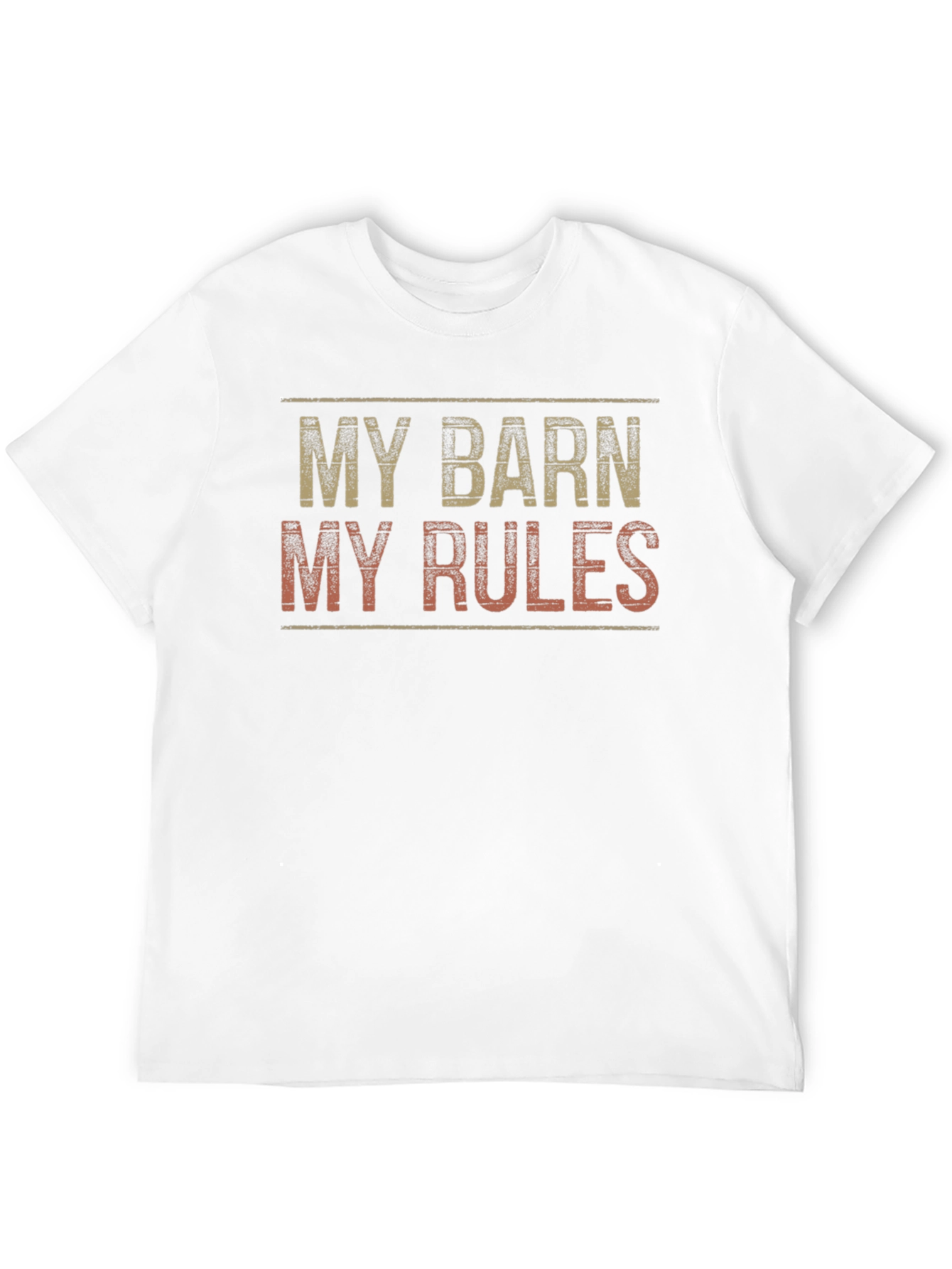 Black My Barn My Rules Graphic T-Shirt view 12