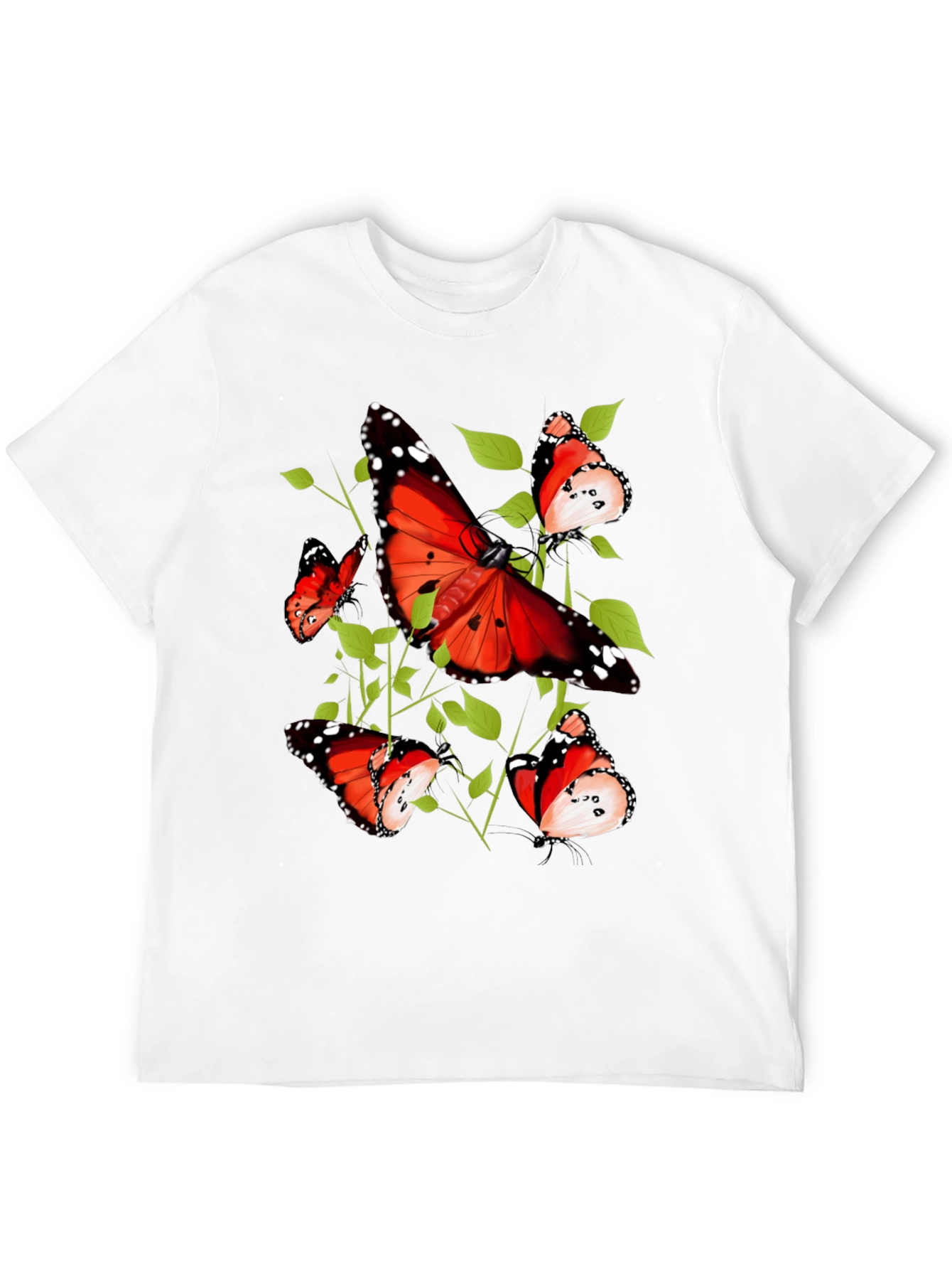 Black Butterfly Graphic Tee - Nature Inspired Design view 12