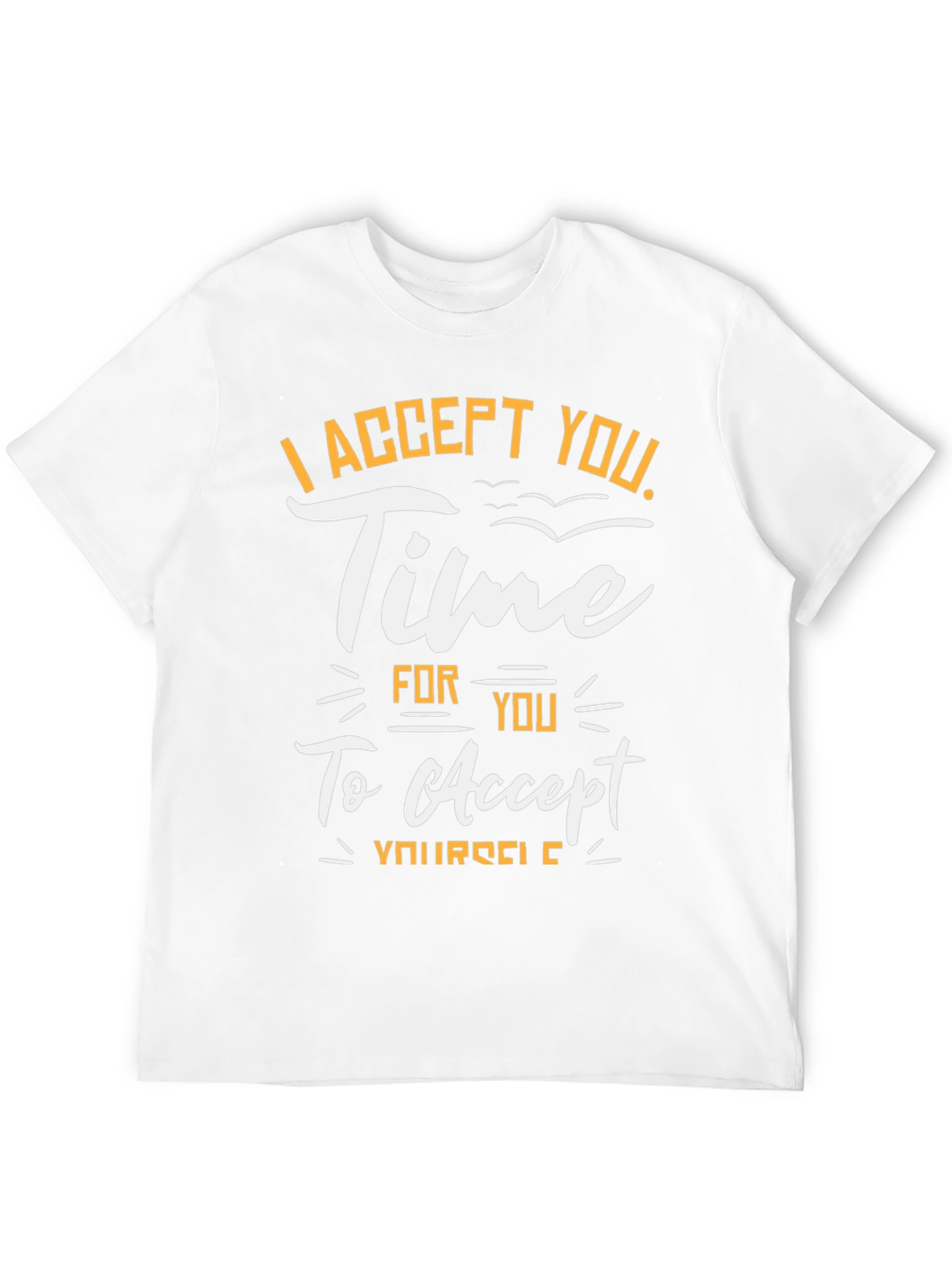 Black I Accept You Graphic Tee - Black view 12