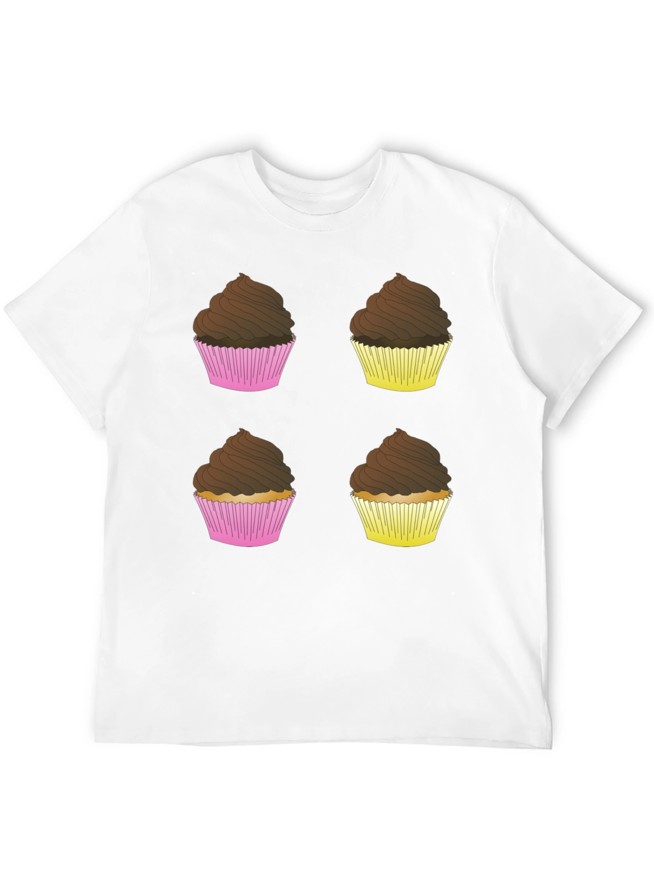 Black Cupcake T-Shirt - Sweet Design view 12