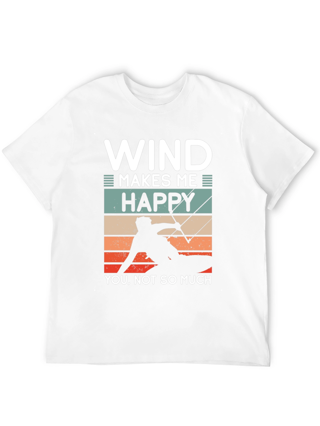 Black Wind Makes Me Happy Graphic Tee view 12