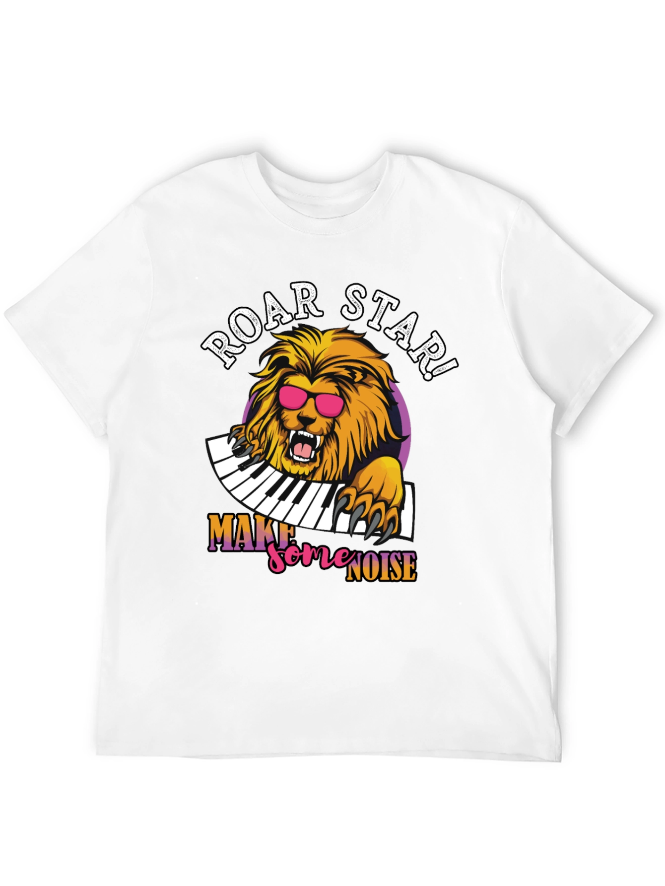 Black Roar Star Lion Graphic Tee - Rock Your Style! view 12