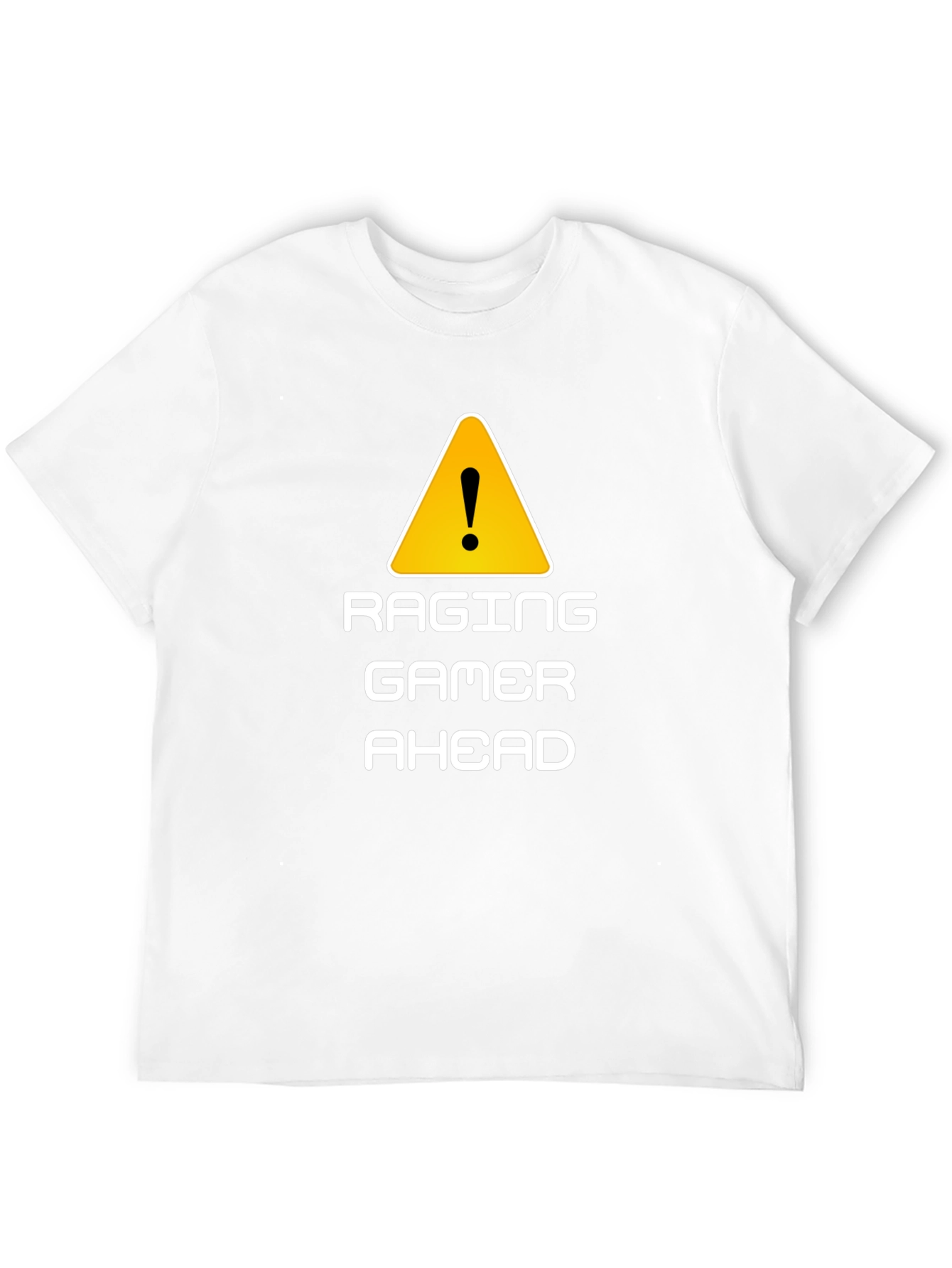 Black Raging Gamer Ahead Black Graphic Tee view 12