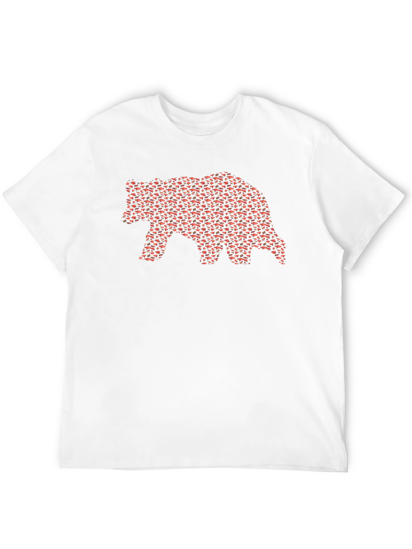 Black Bear Silhouette Graphic Tee - Men's Casual Shirt view 12