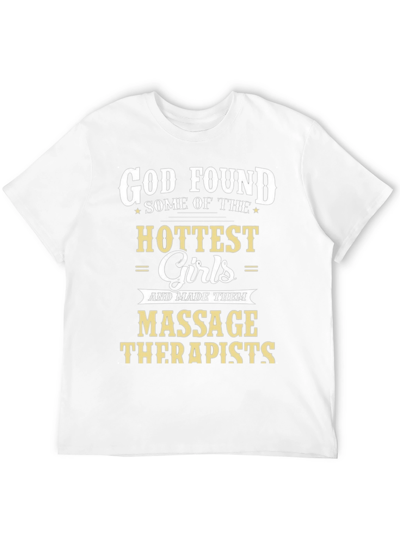 Black God Found Massage Therapists Graphic T-Shirt view 12