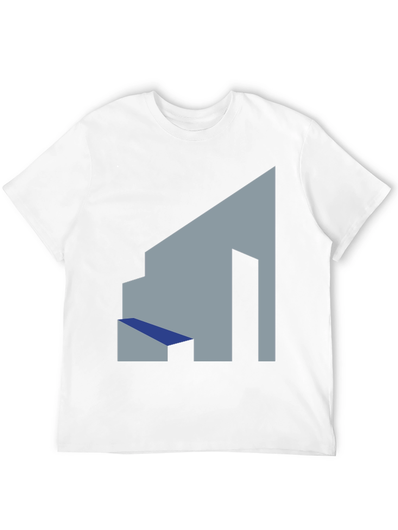 Black Abstract Building Graphic Tee - Modern Style view 12