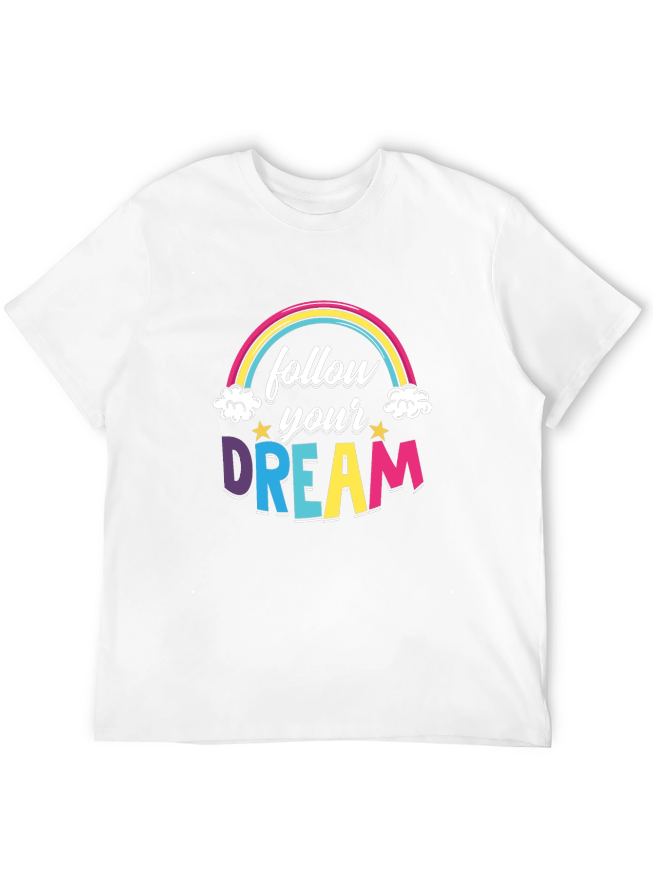 Black Follow Your Dream Graphic Tee - Unisex view 12