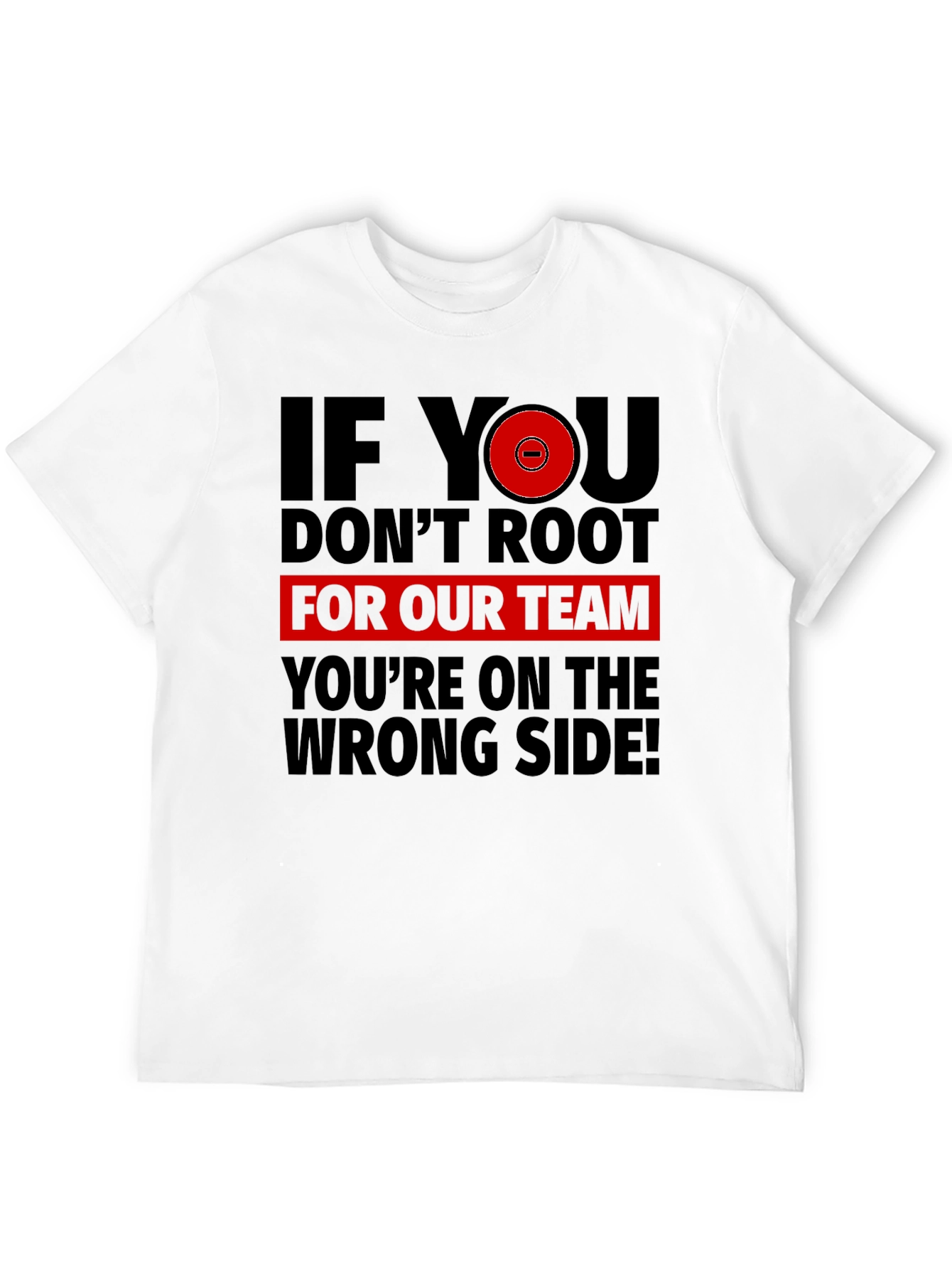 Black Root For Our Team Graphic T-Shirt view 12
