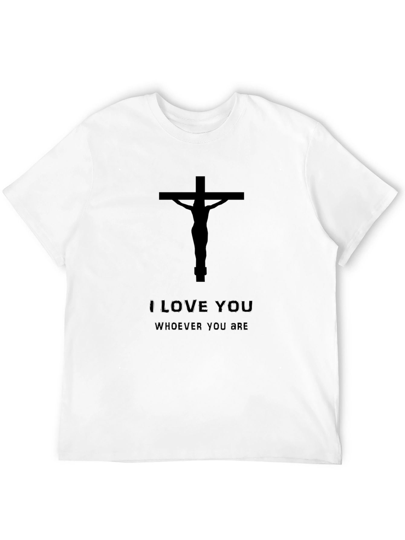 Black I Love You Whoever You Are Graphic Tee view 12