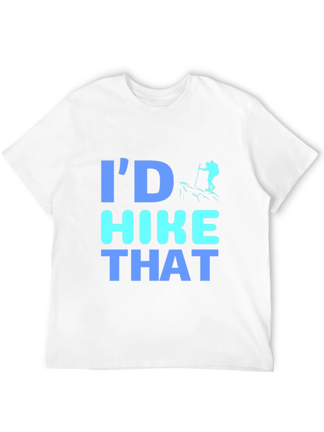 Black I'd Hike That Graphic T-Shirt view 12