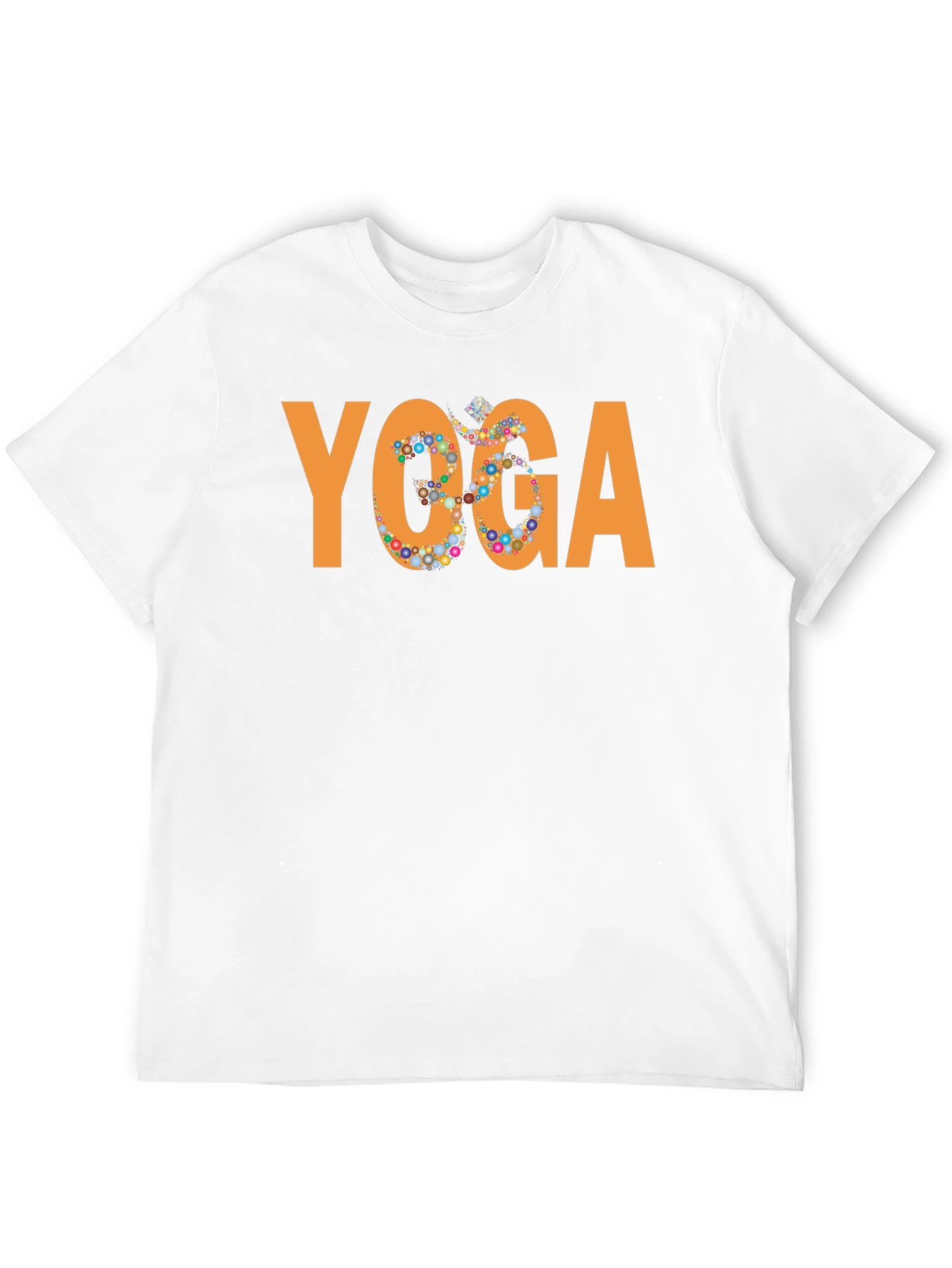 Black Yoga Graphic Tee - Meditative Comfort view 12