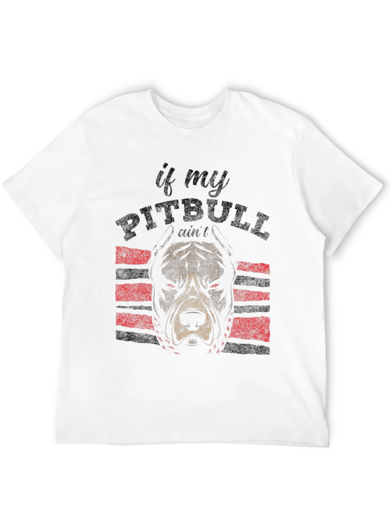Black Pitbull Graphic T-Shirt - Black view 12