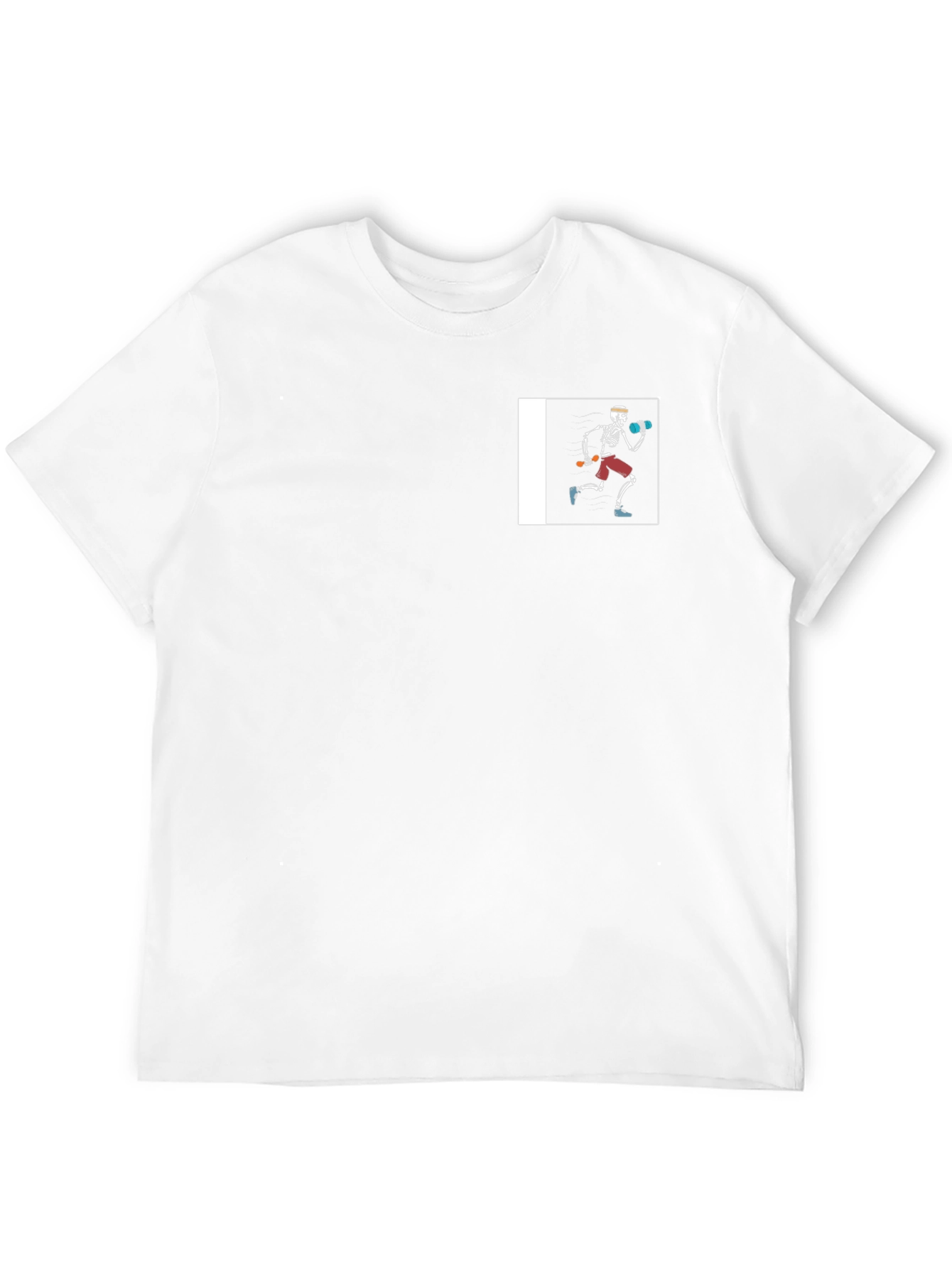 Black Skeleton Gym T-Shirt view 12