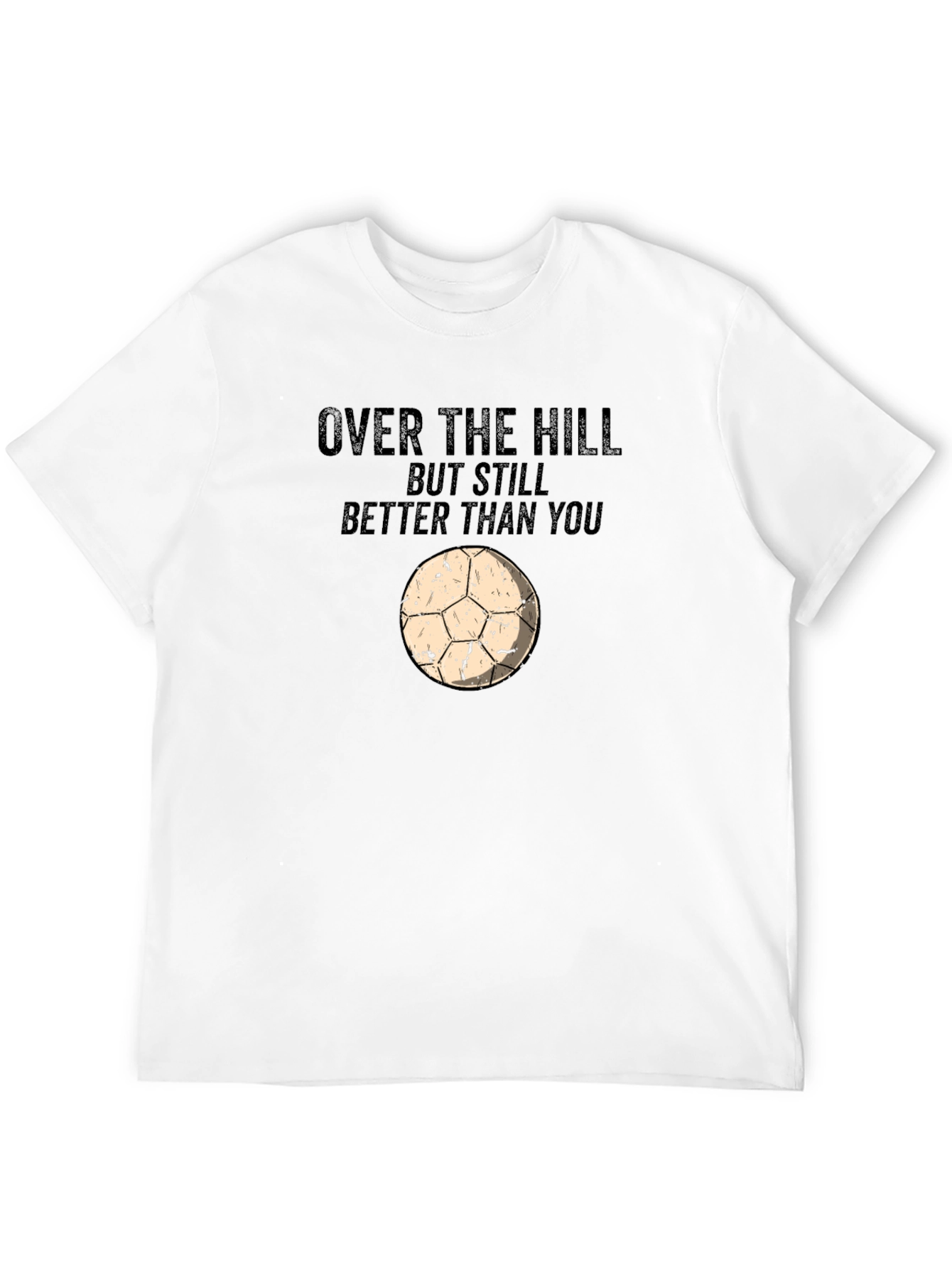Black Funny Over The Hill Graphic Tee view 12