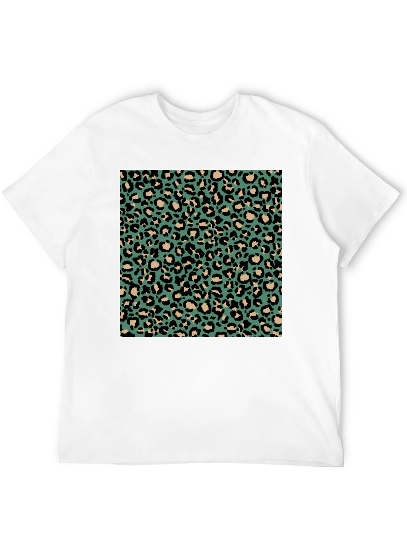 Black Leopard Print Tee - Modern Style view 12