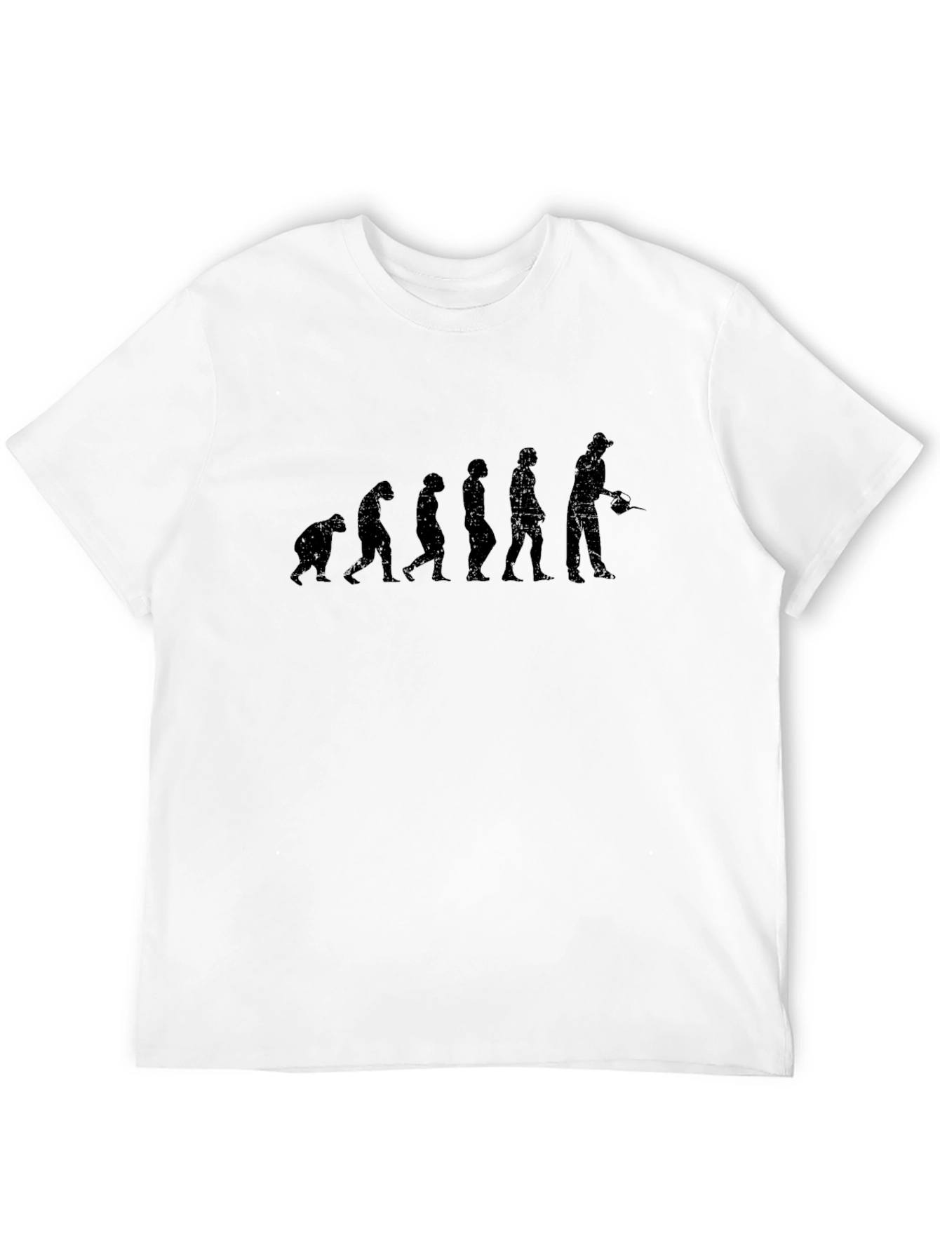 Black Evolution of Gardener Funny T-Shirt view 12