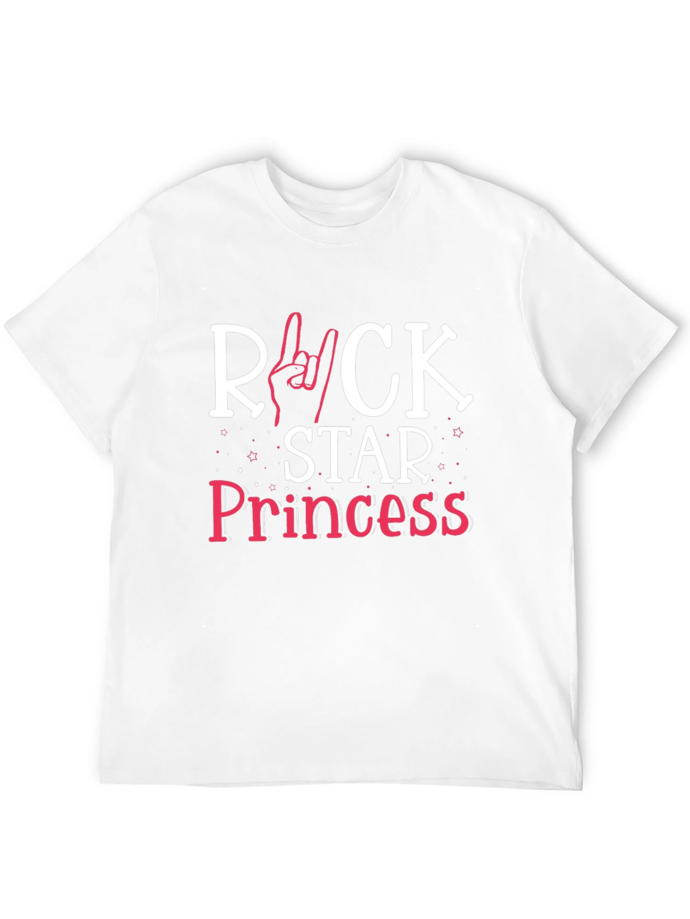 Black Rockstar Princess Graphic T-Shirt - Black Cotton Tee view 12