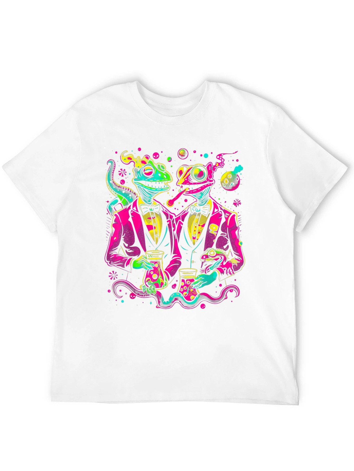 Black Lizard Tuxedo T-Shirt - Funky Reptile Design view 12