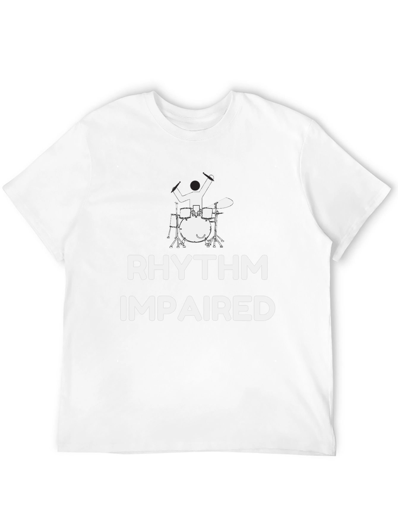 Black Rhythm Impaired Drummer Graphic Tee view 12