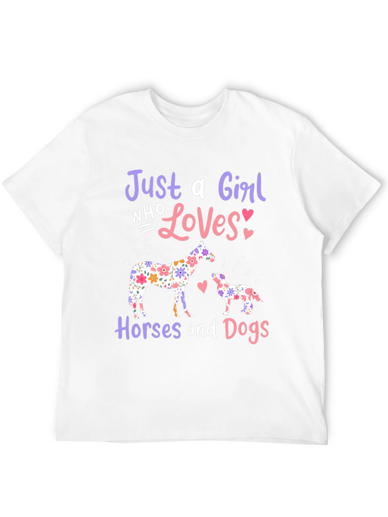 Black Girl Who Loves Horses and Dogs T-Shirt view 12