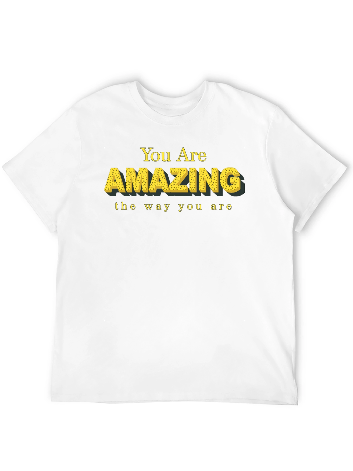 Black You Are Amazing Graphic Tee - Black view 12