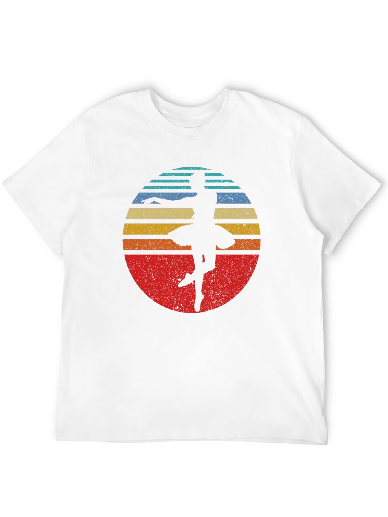 Black Retro Ballerina Graphic Tee view 12