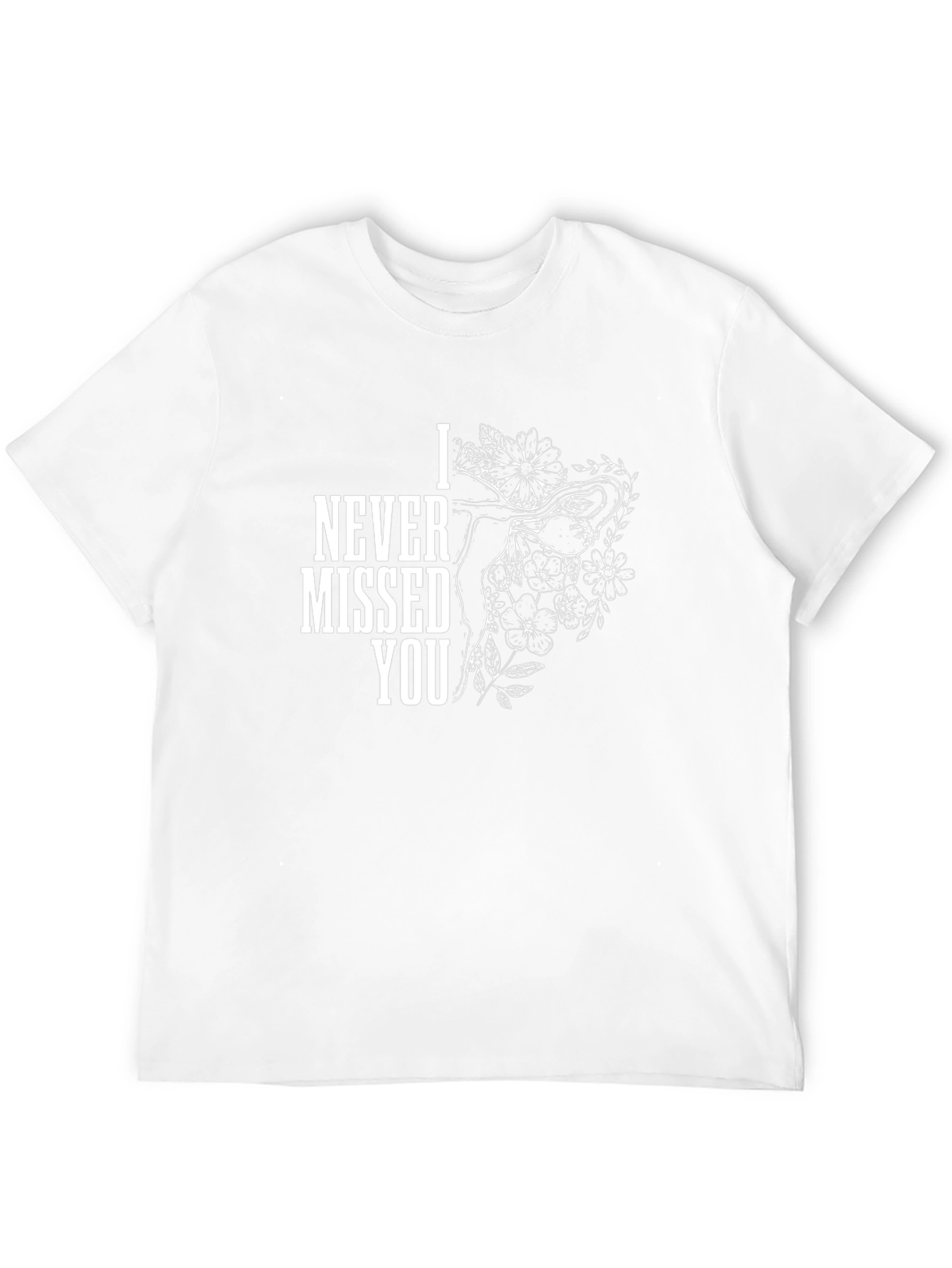 Black I Never Missed You Graphic Tee - Black Cotton view 12
