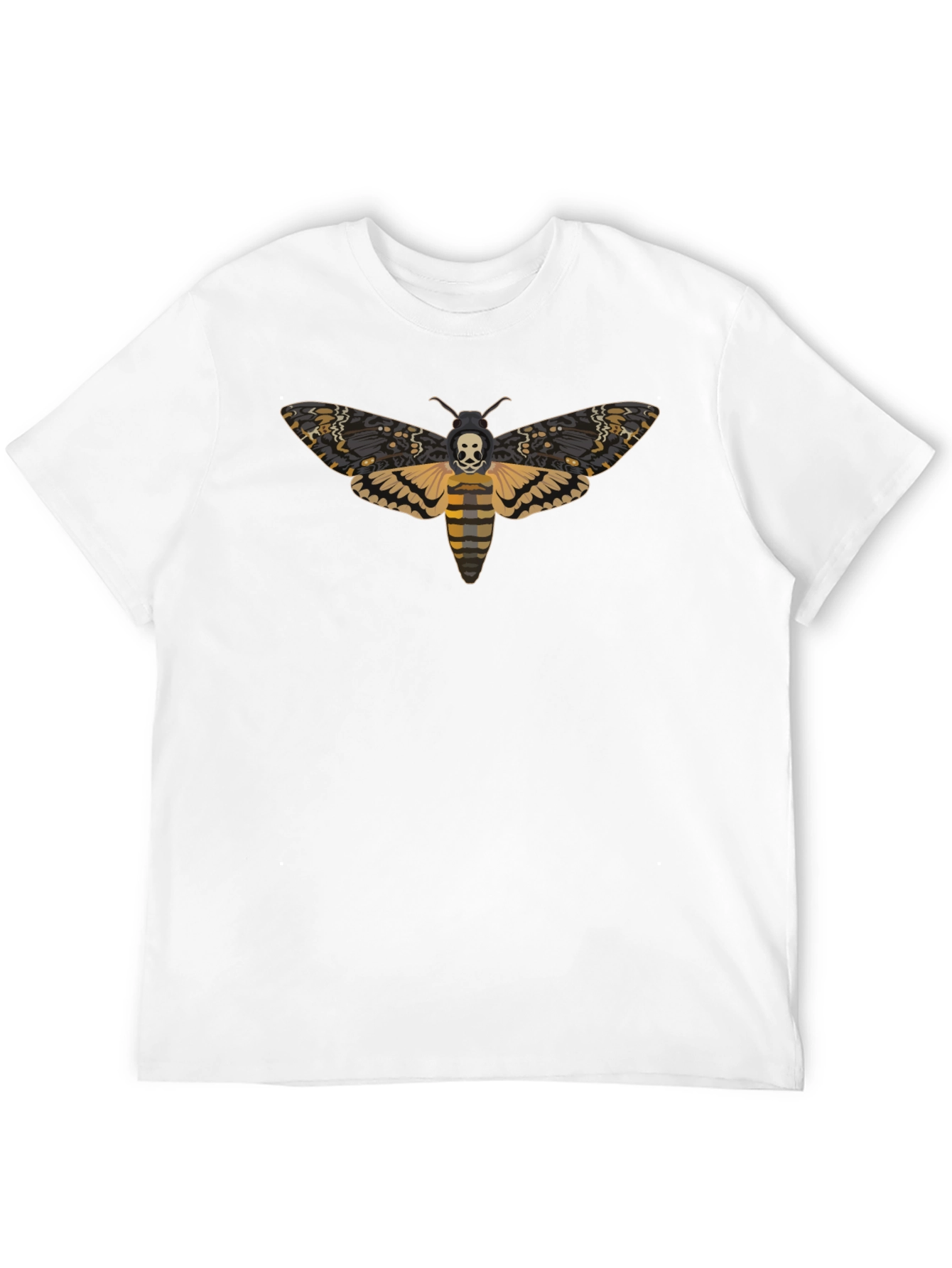 Black Moth Skull Graphic Tee - Unique Design view 12