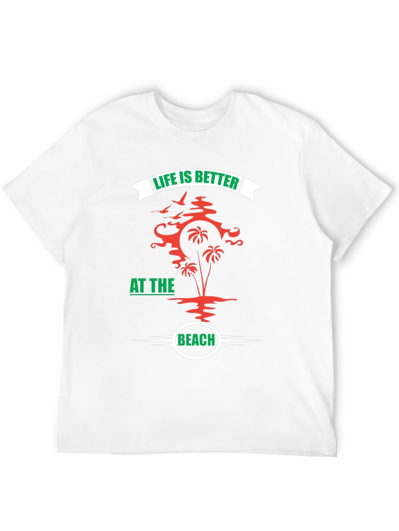 Black Life Is Better At The Beach Graphic Tee view 12