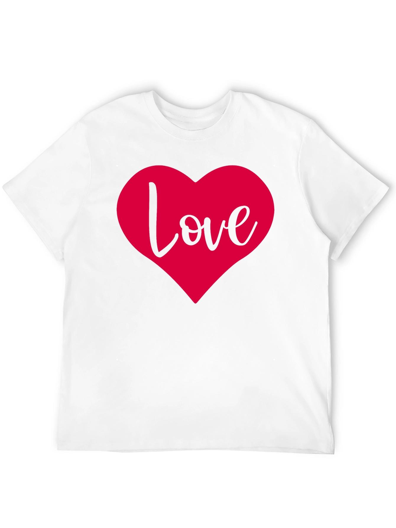 Black Love Heart Graphic Black T-Shirt view 12