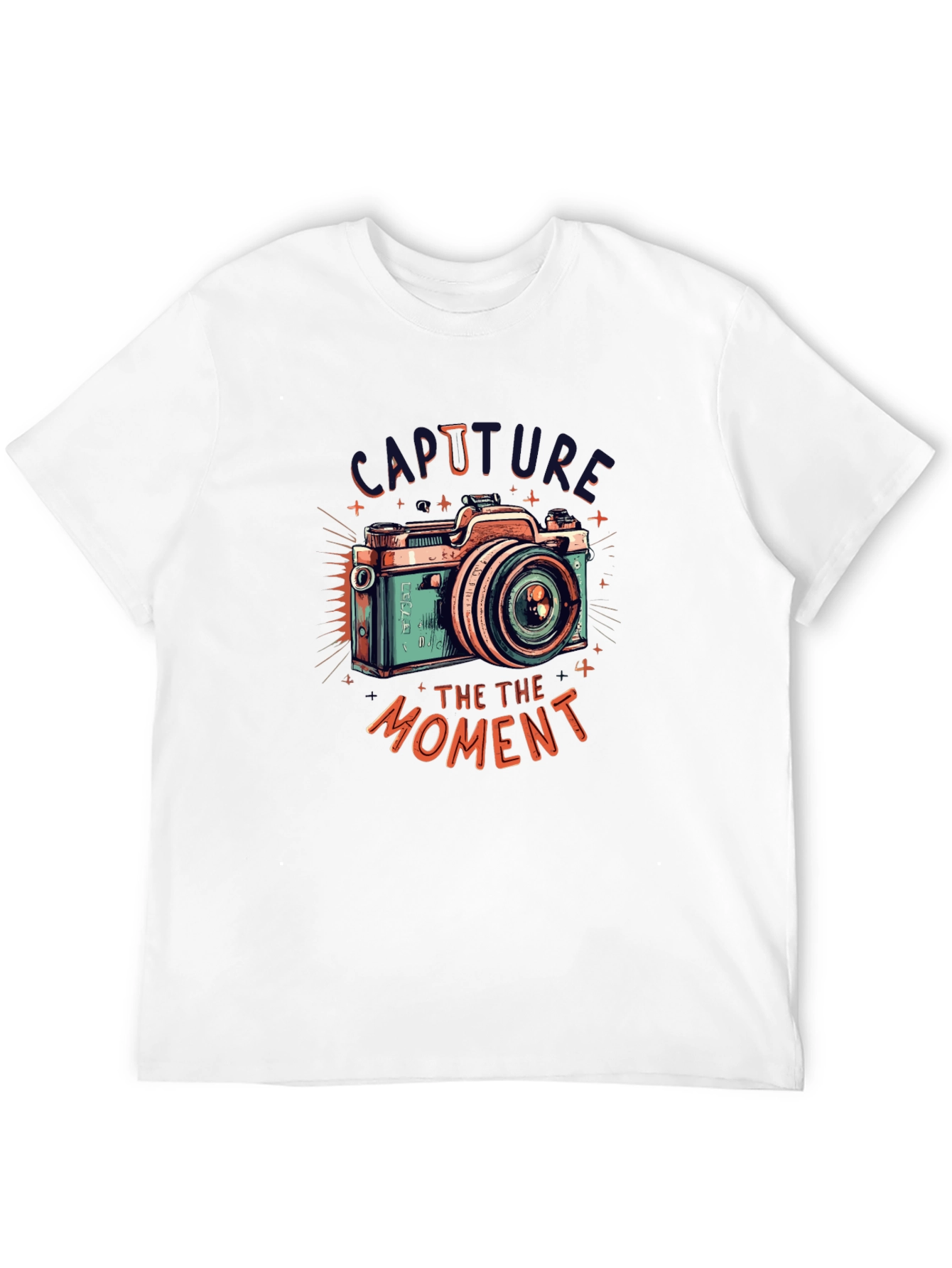 Black Retro Camera Graphic Tee - Capture the Moment view 12