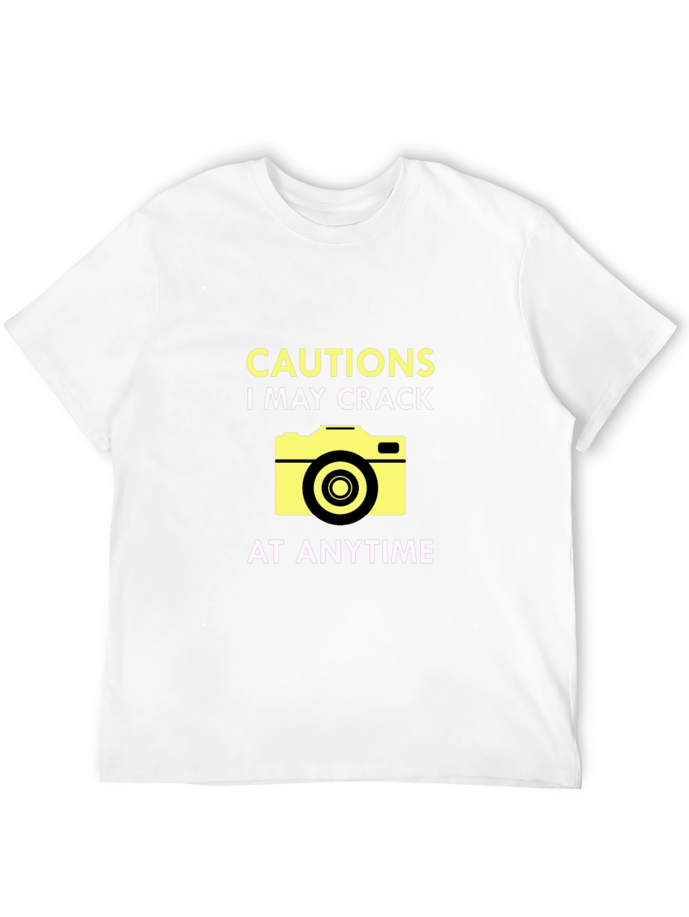 Black Funny Camera Humor T-Shirt view 12