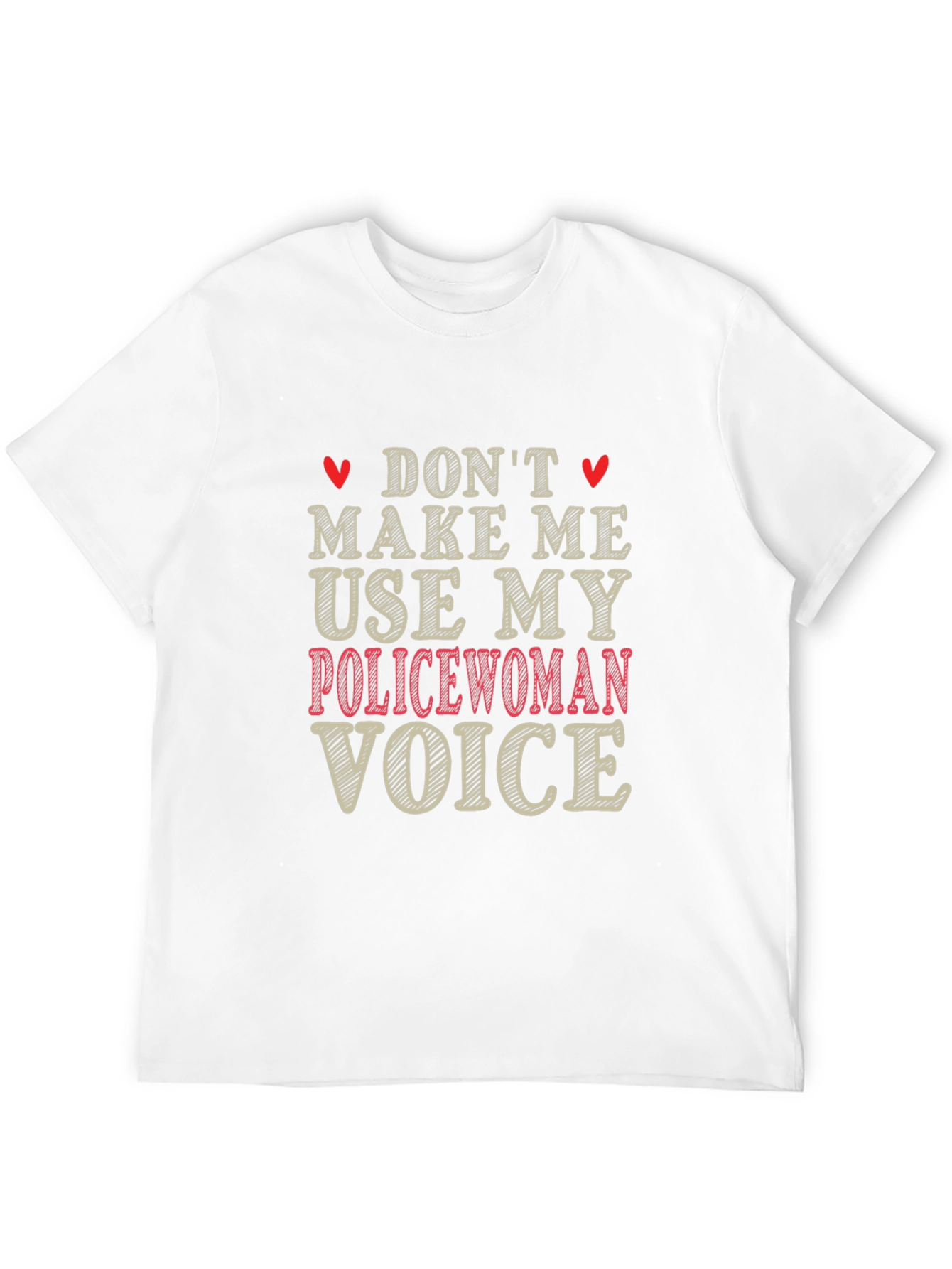 Black Don't Make Me Use My Policewoman Voice Graphic Tee view 12