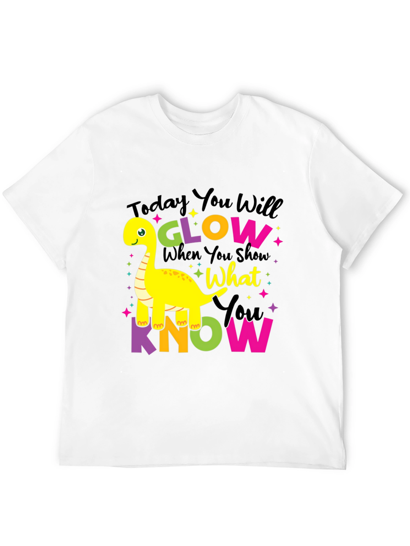 Black Glow What You Know Dino T-Shirt view 12