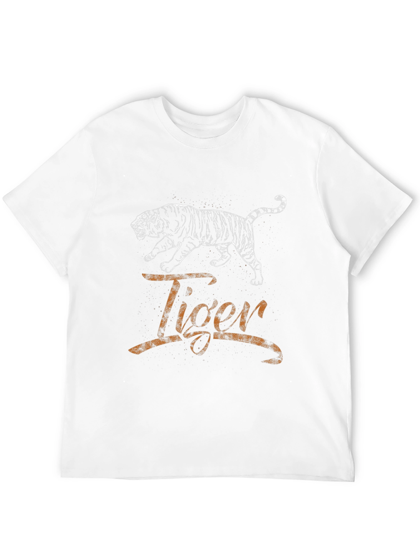 Black Tiger Graphic T-Shirt - Men's Black Tee view 12