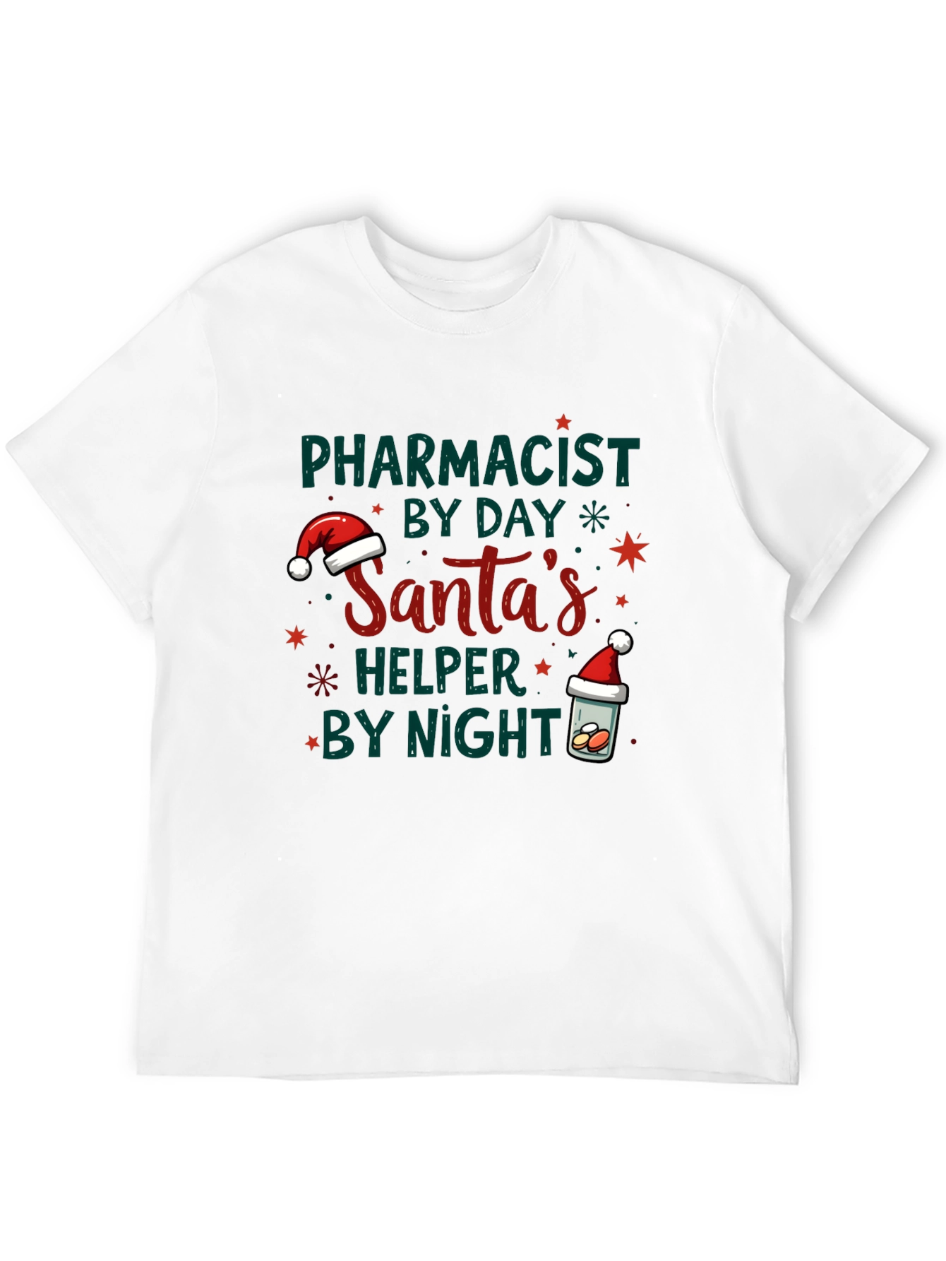 Black Pharmacist Santa's Helper Tee view 12