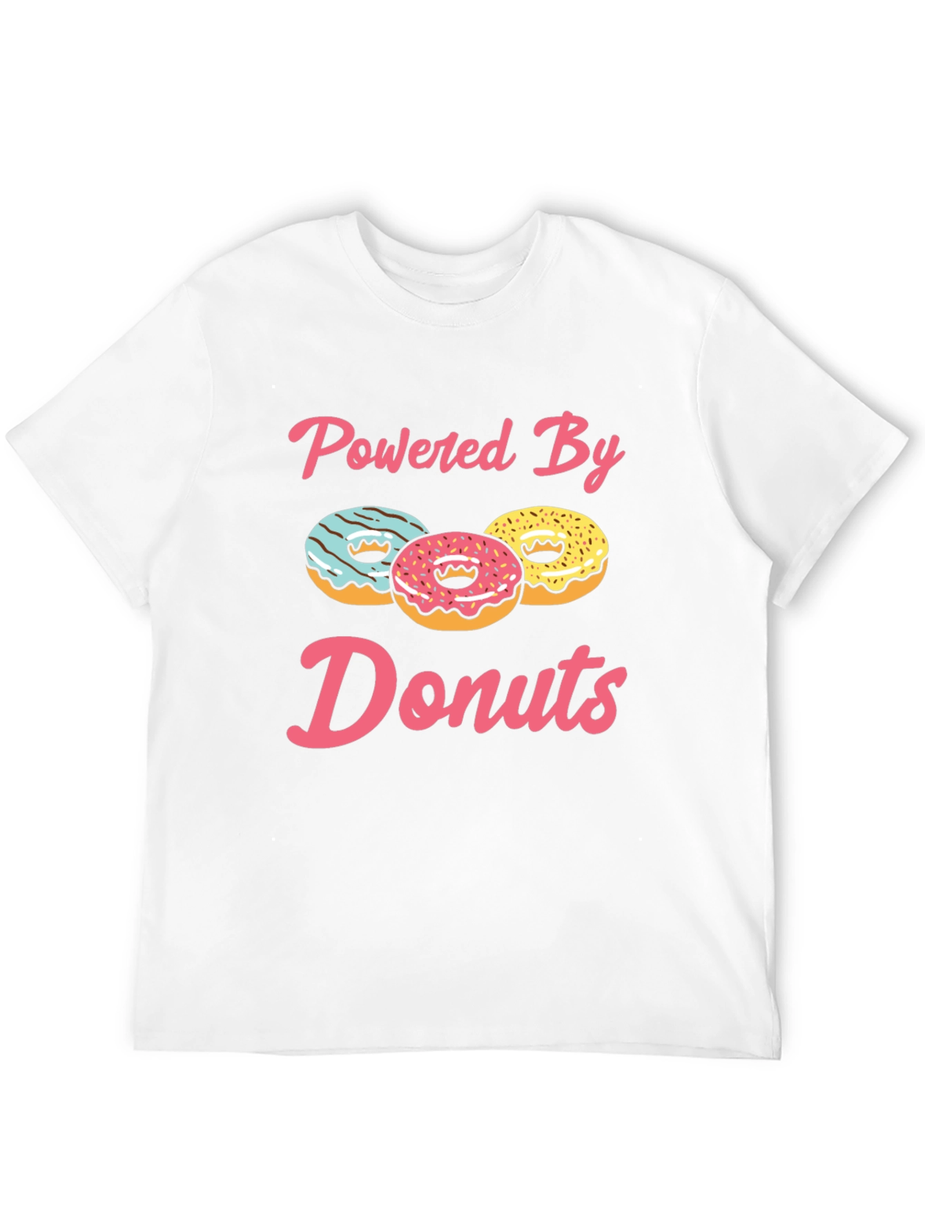 Black Powered By Donuts Graphic Tee view 12