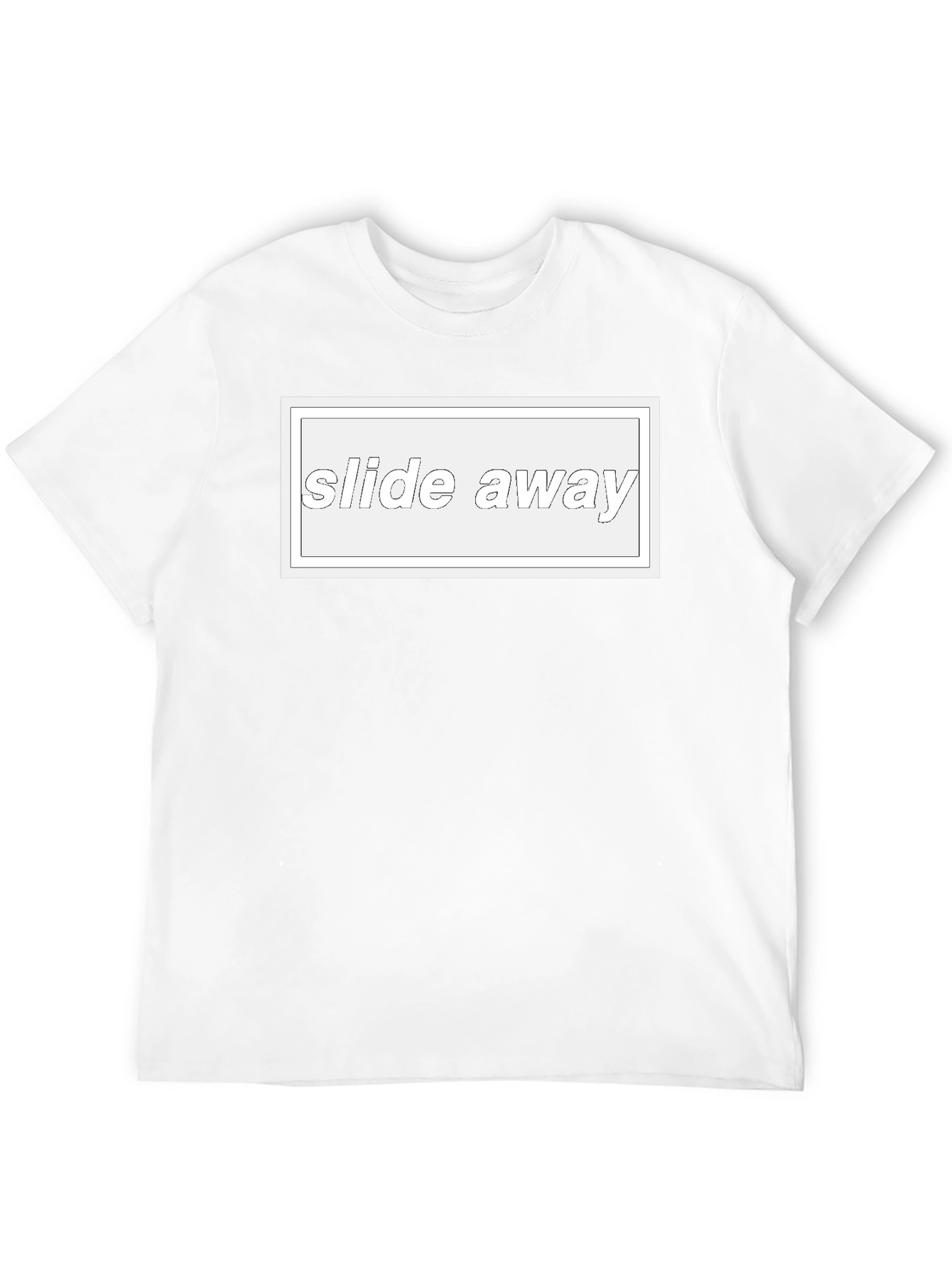 Black Slide Away Graphic Tee - Classic Style view 12
