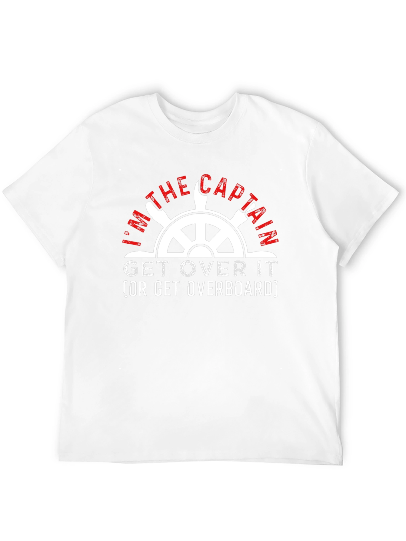 Black I'm The Captain T-Shirt - Funny Boating Tee view 12