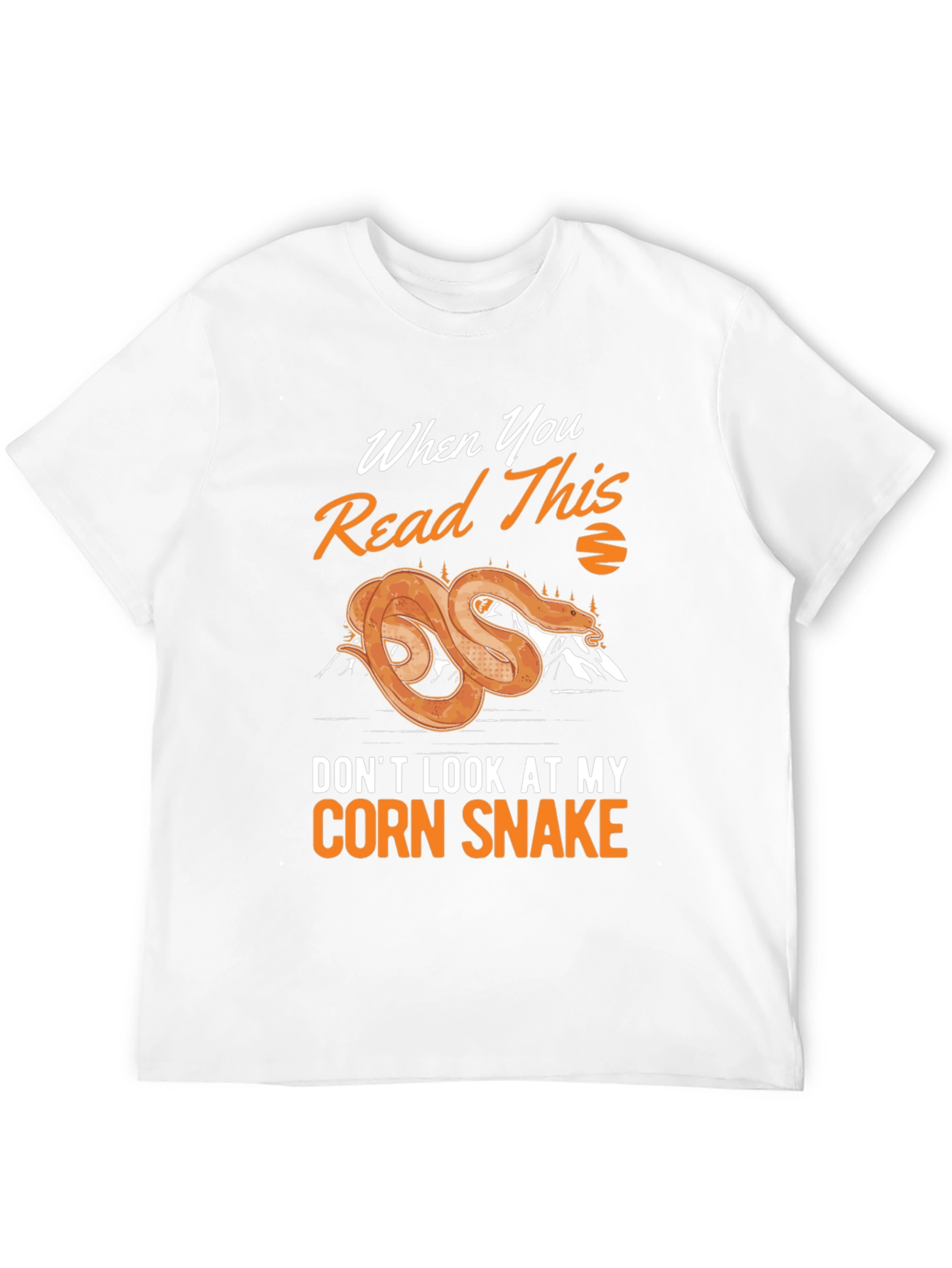 Black Corn Snake Novelty Graphic Tee view 12