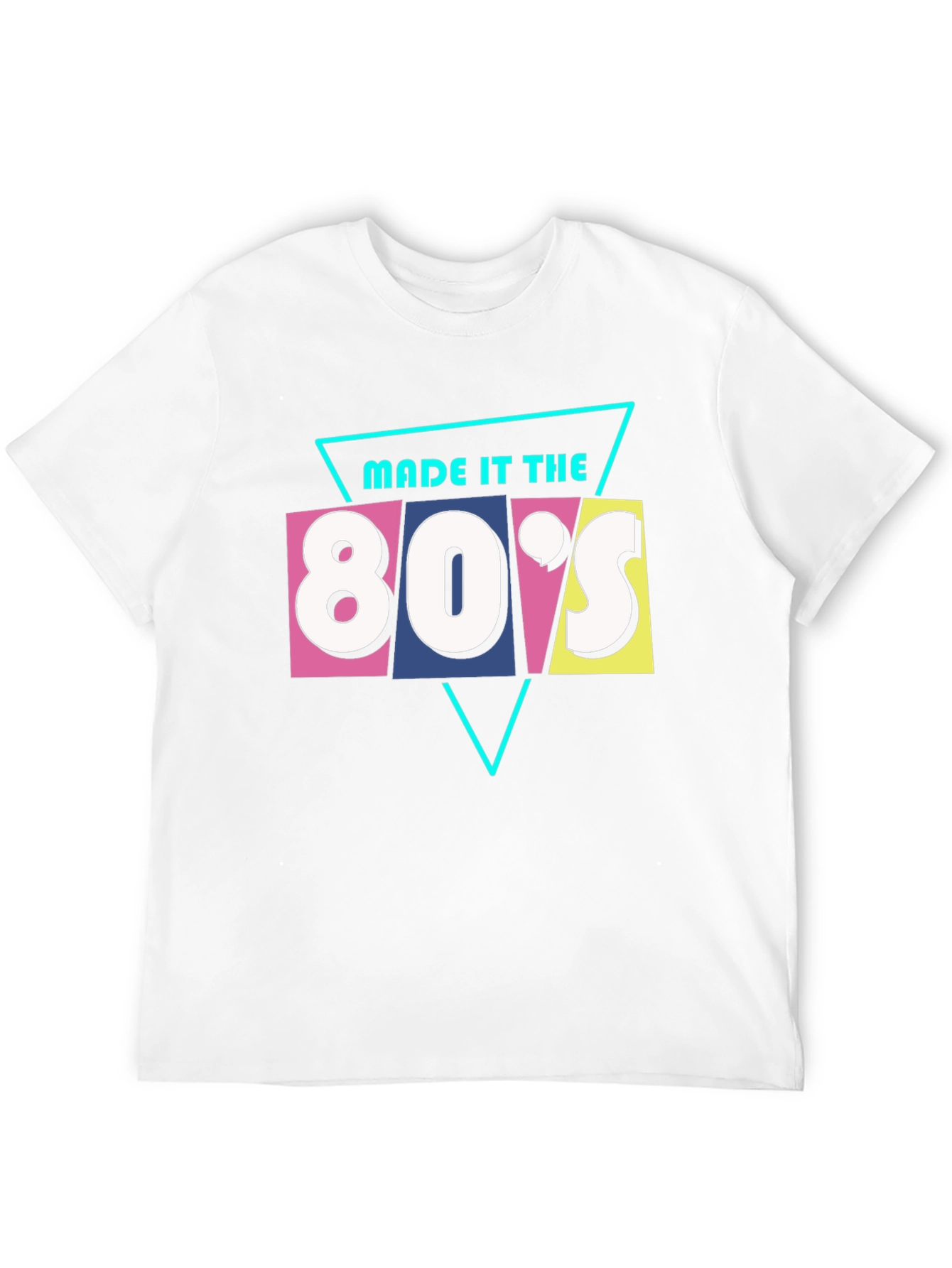 Black Made it the 80s Graphic Tee - Retro Style view 12